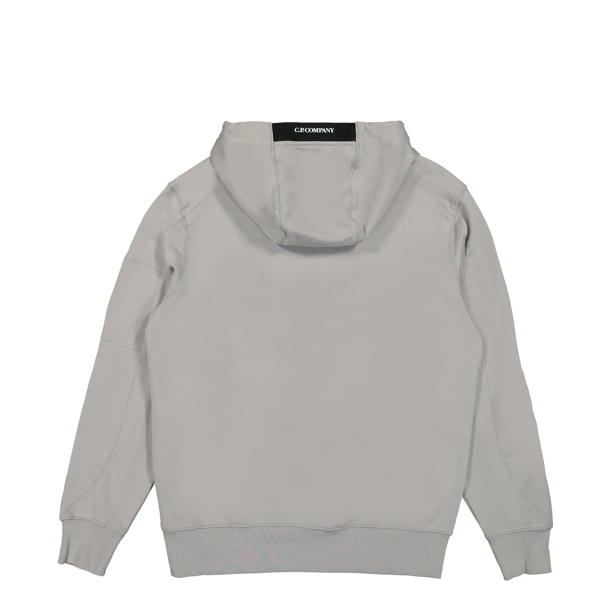 C.P. Company Diagonal Raised Fleece Hoodie Drizzle Hoodies Material | Overkill