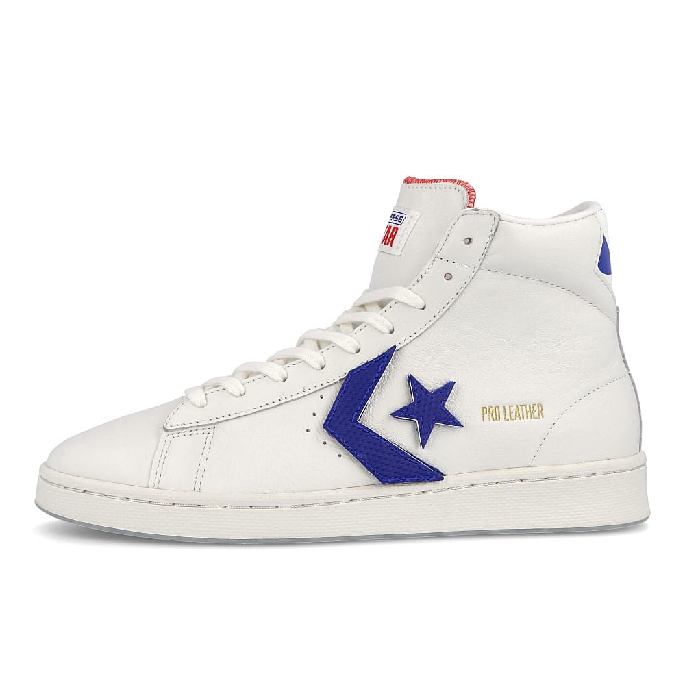 Converse pro leather hi Vintage White-University Red Sneakers Silhouette | Overkill