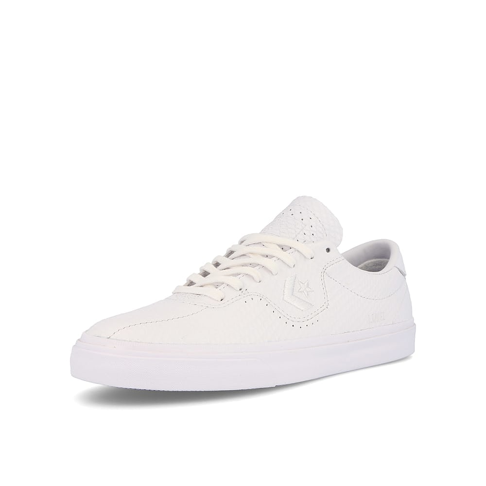 Converse louie lopez pro ox White-Rush Blue-Amarillo Sneakers Close Up | Overkill