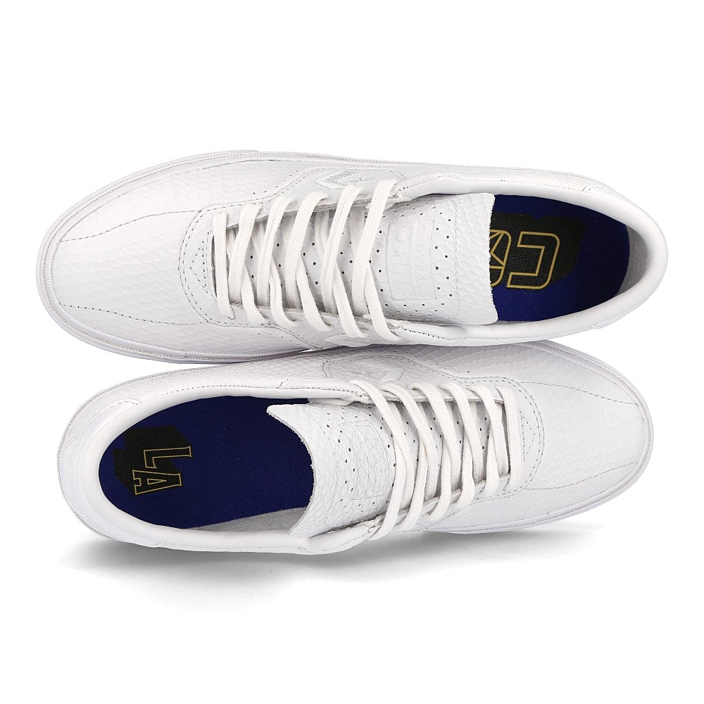 Converse louie lopez pro ox White-Rush Blue-Amarillo Sneakers Detailfoto | Overkill