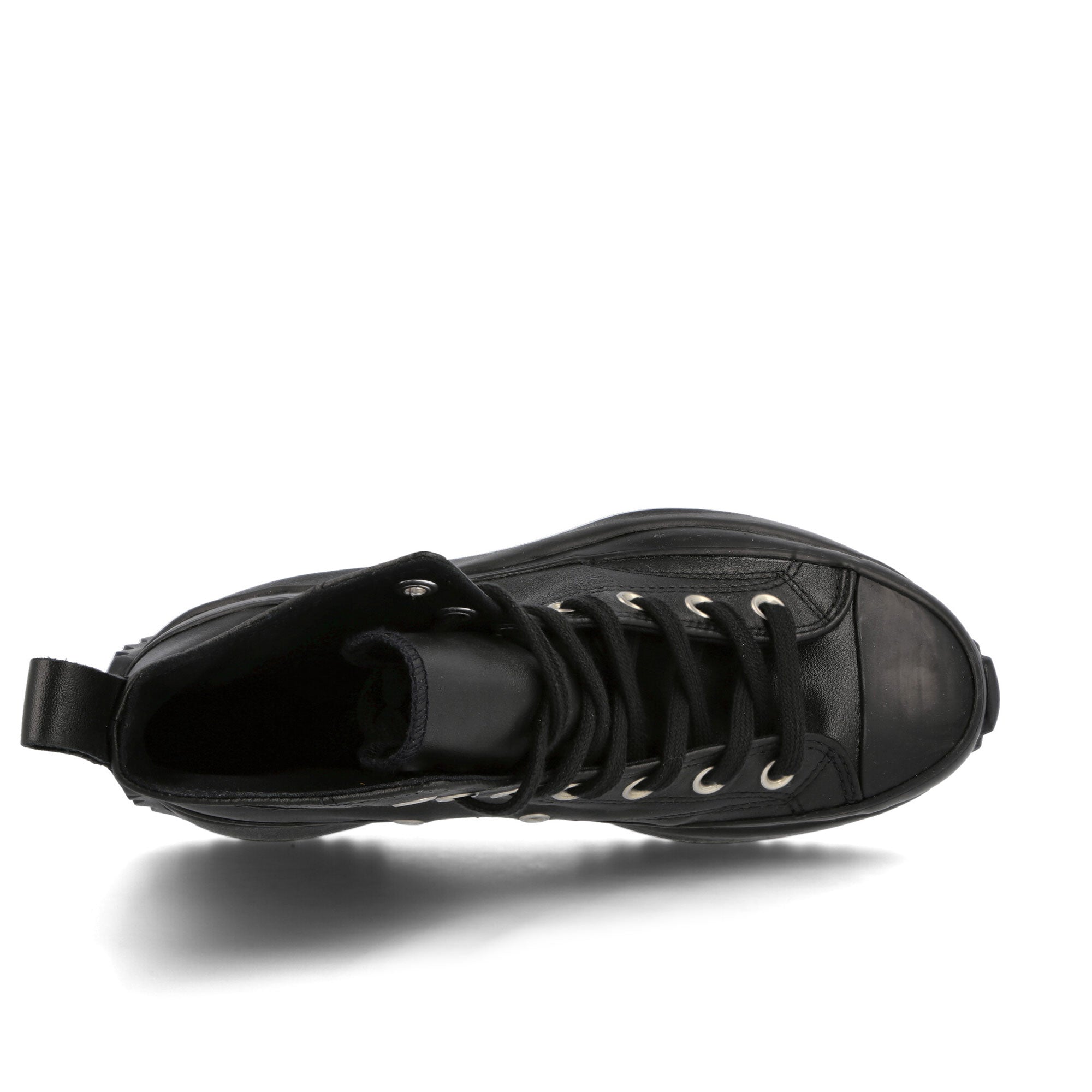 Converse run star hike hi Black-Black Sneakers Detailfoto | Overkill