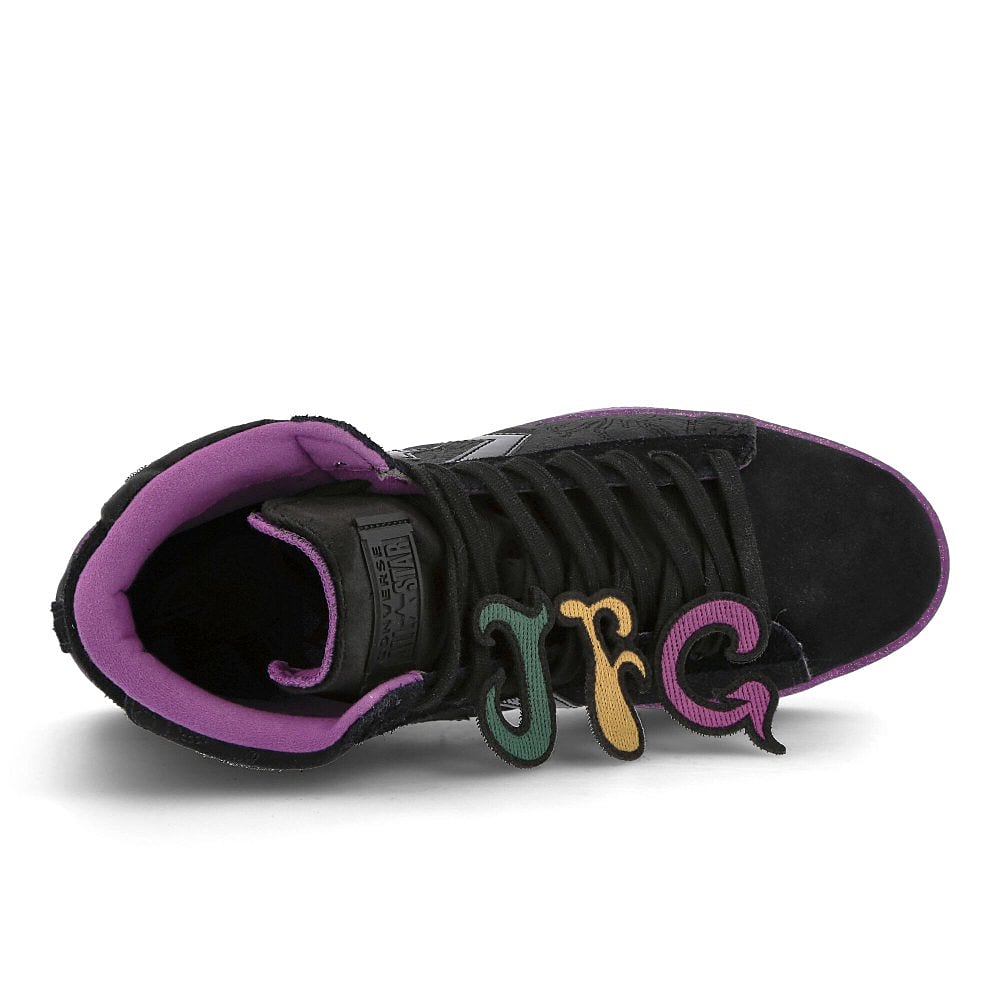 Converse Joe Freshgoods x Converse Pro Leather Hi Black-Black-Amaranth Sneakers Detailfoto | Overkill