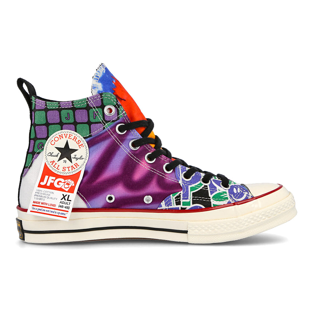 Converse Joe Freshgoods x Converse Chuck 70 Hi Black-Multi-Egret Sneakers Silhouette | Overkill