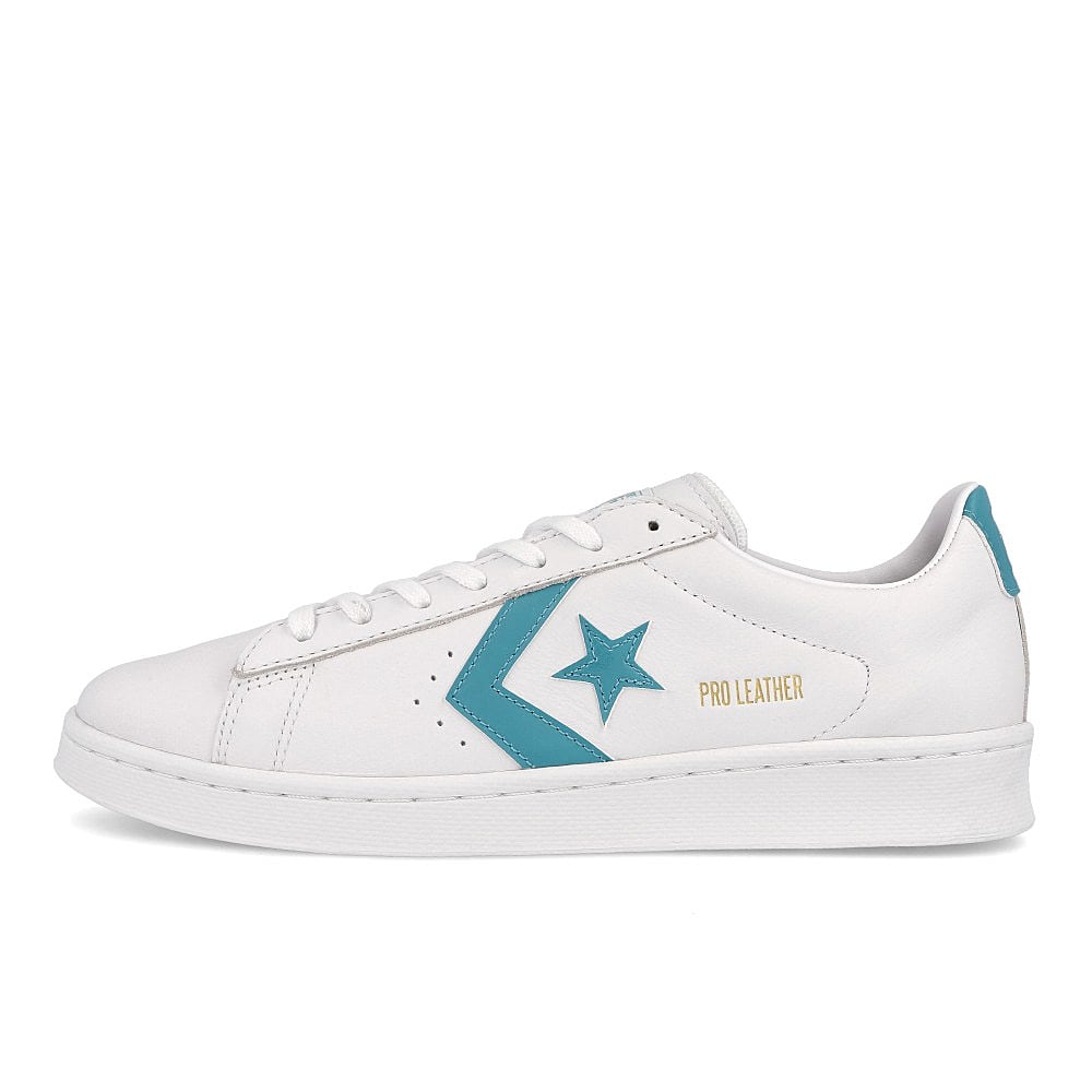 Converse pro leather ox White / Harbor Teal / White 170755C | Overkill