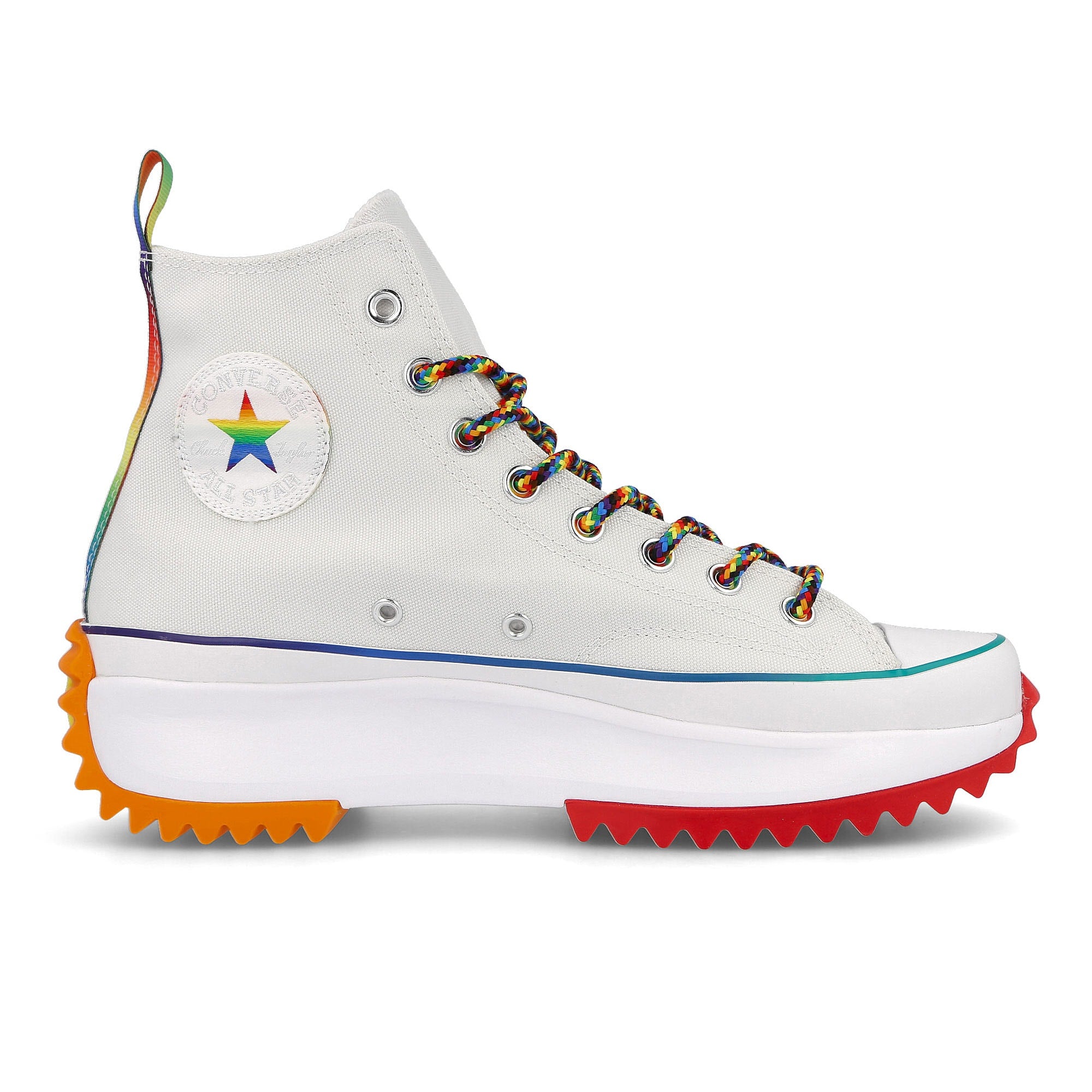 Converse run star hike hi pride White / Multi / White Material | Overkill