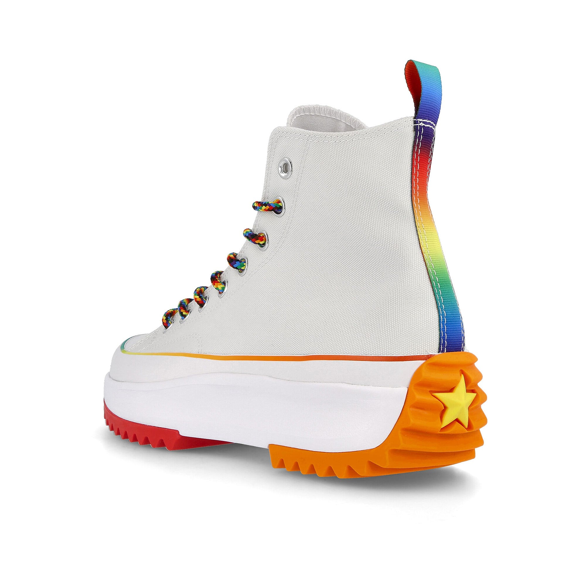 Converse run star hike hi pride White / Multi / White Close-up | Overkill