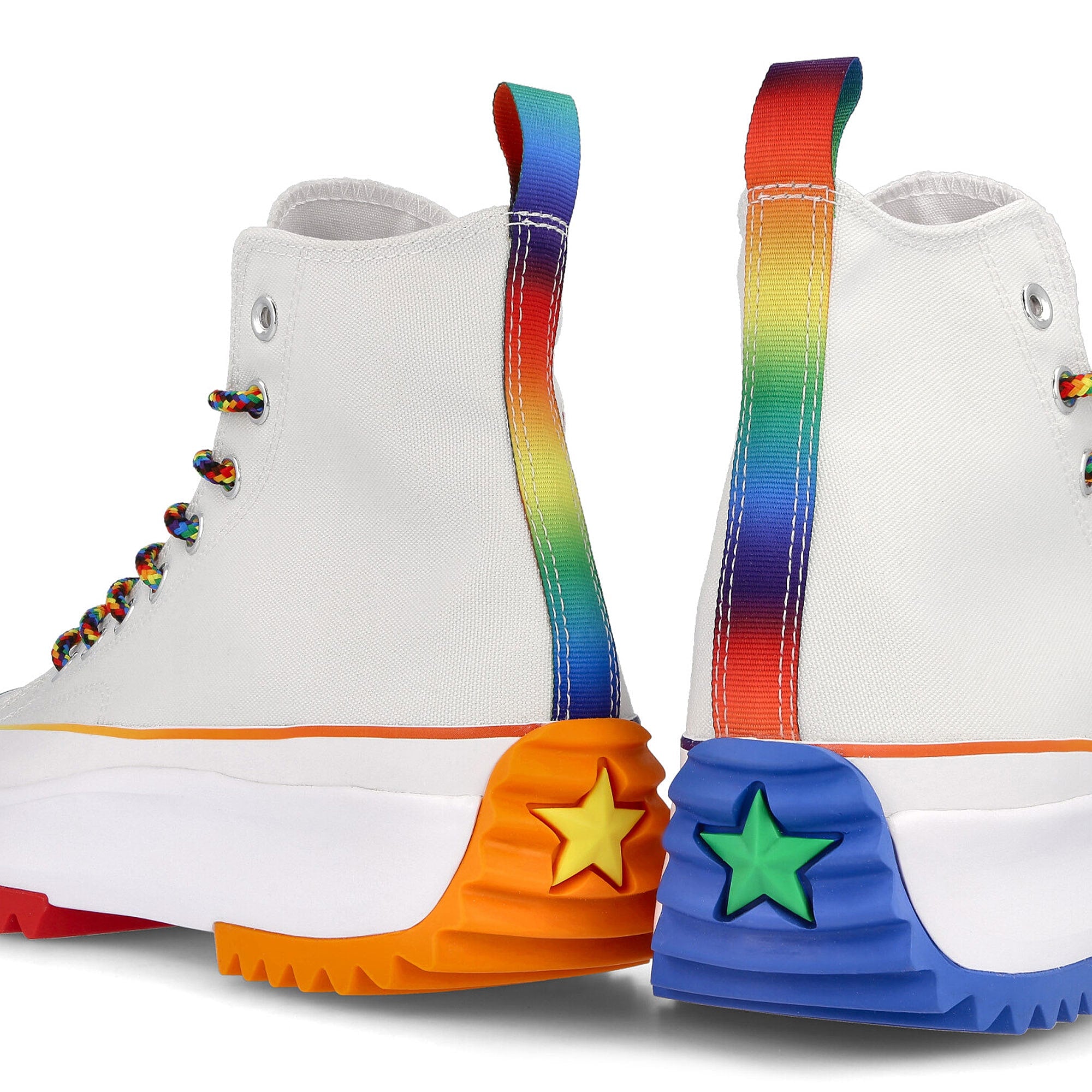 Converse run star hike hi pride White / Multi / White Detail view 1 | Overkill