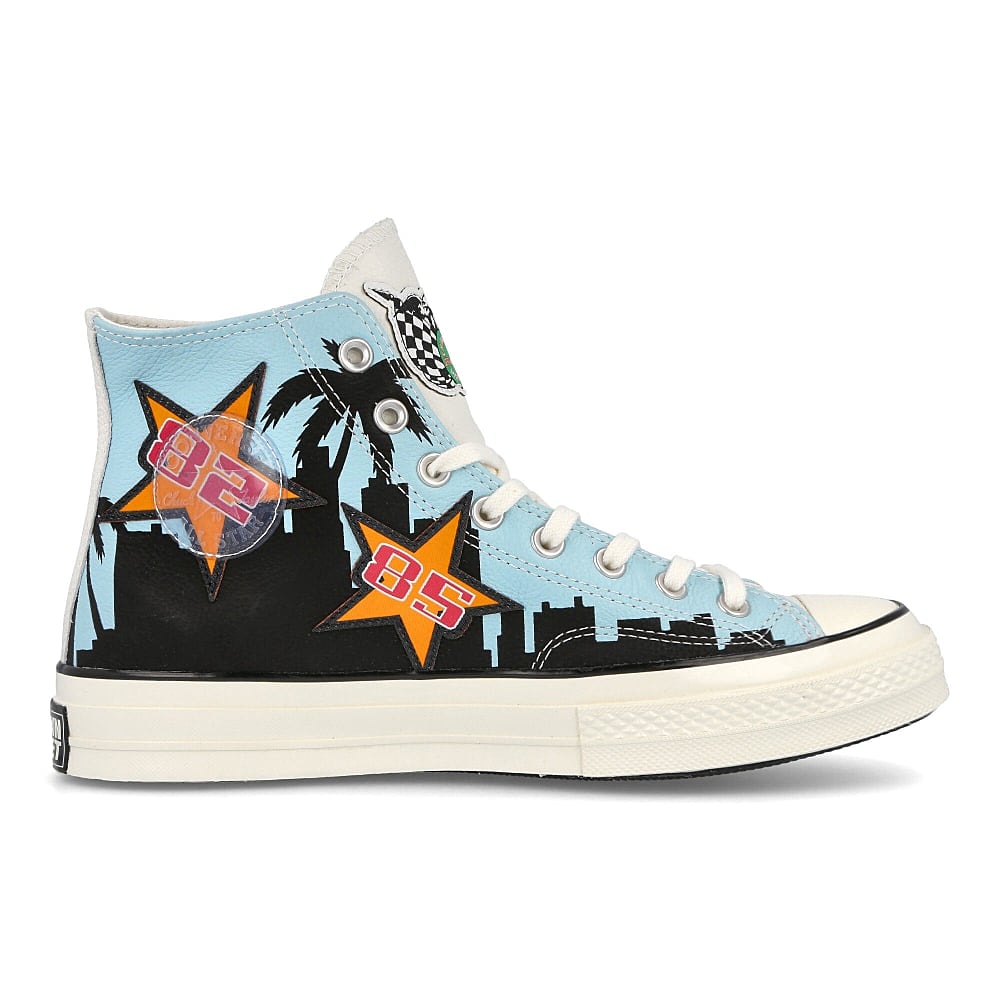 Converse Chinatown Market x NBA x Jeff Hamilton x Converse Chuck 70 Poolside-Black-Egret Sneakers Silhouette | Overkill