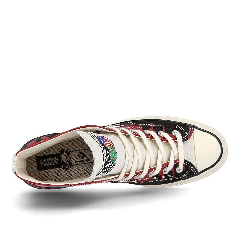 Converse Chinatown Market x NBA x Jeff Hamilton x Converse Chuck 70 Garnet-Black-Egret Sneakers Detailfoto | Overkill