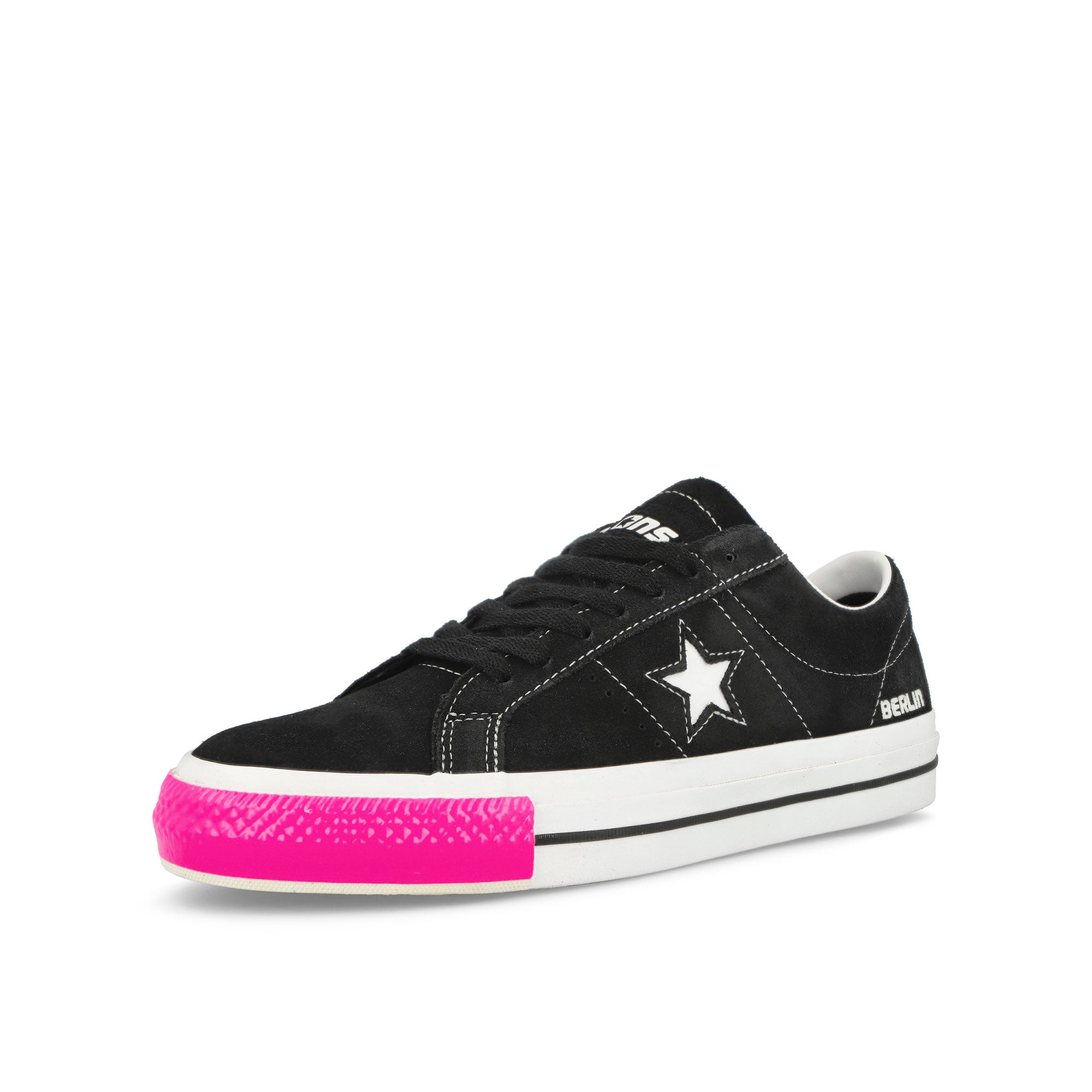 Converse One Star Pro LTD OX Berlin Pink Low Top Sneakers Close Up | Overkill