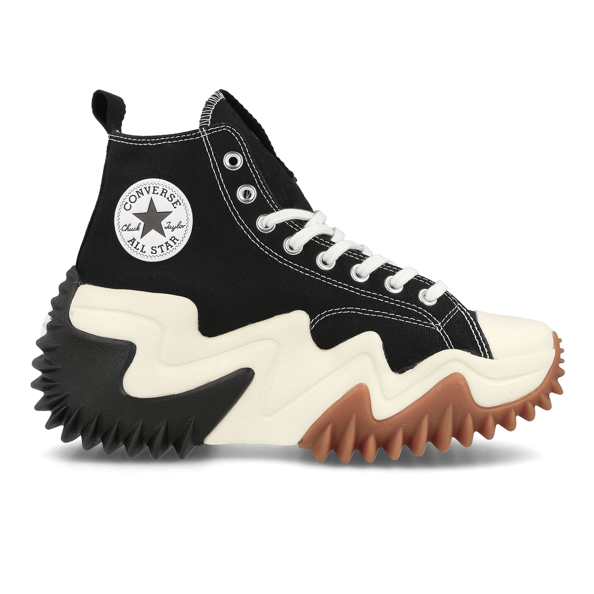 Converse run star motion hi Black / White / Gum Honey Material | Overkill