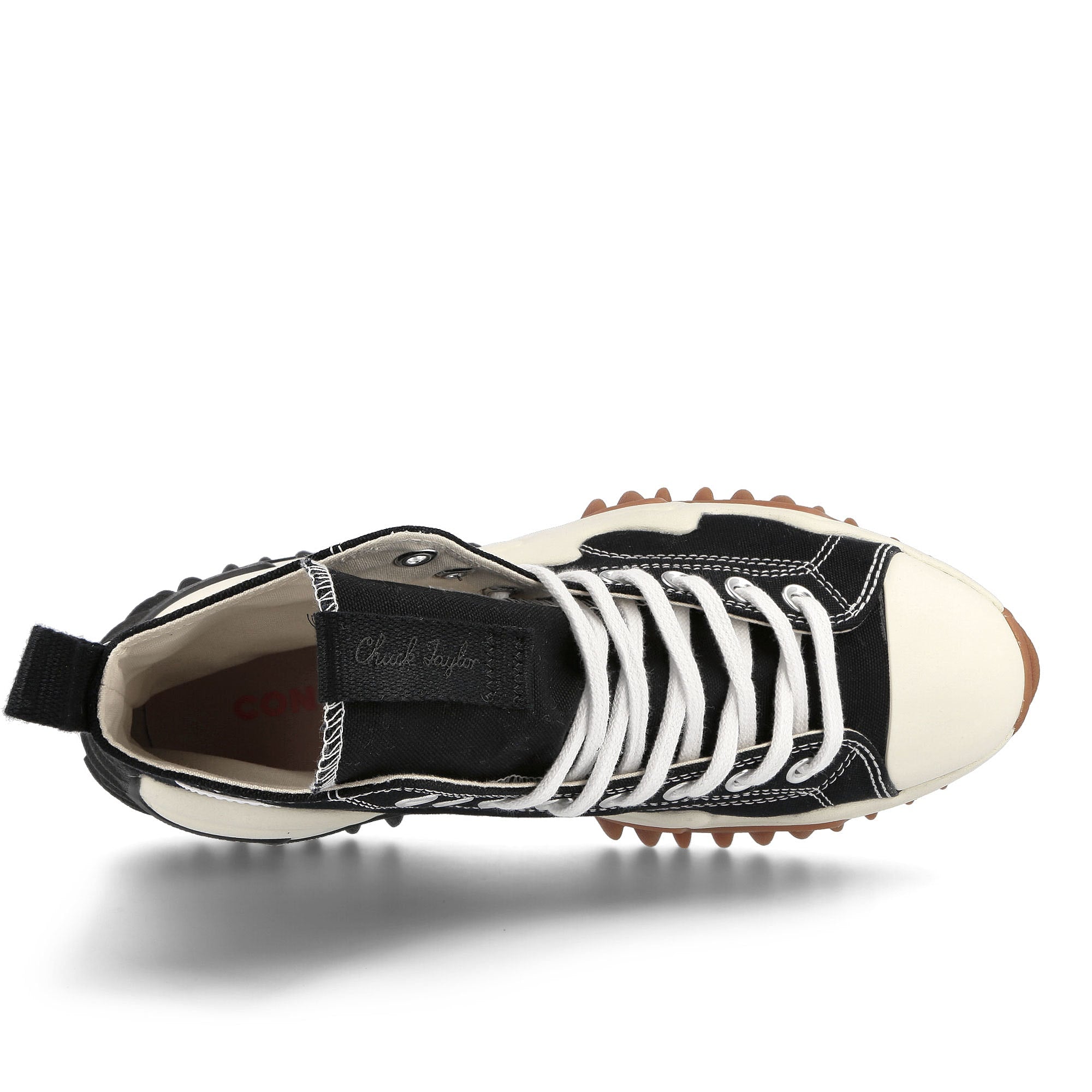 Converse run star motion hi Black / White / Gum Honey Detail view 1 | Overkill