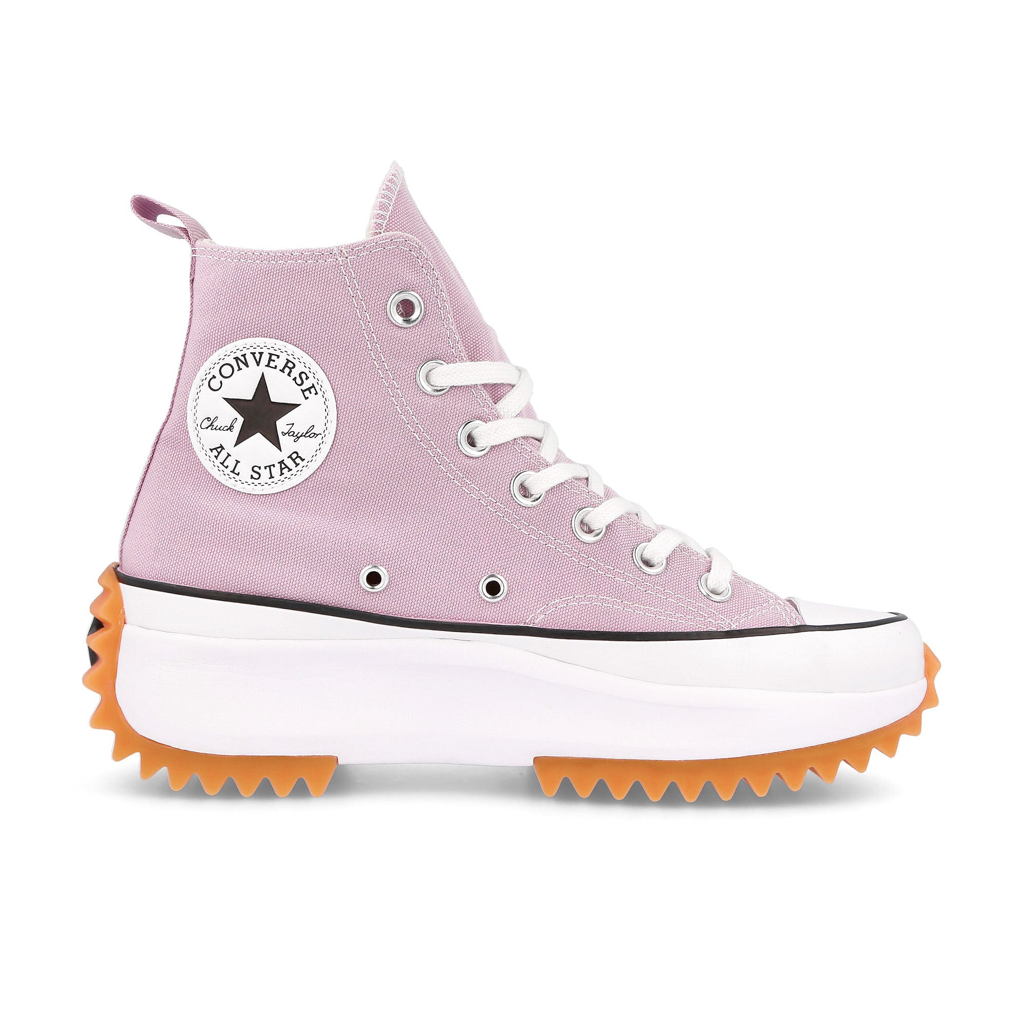 Converse runstar hike hi Himalayan Salt-White-Black Sneakers Silhouette | Overkill