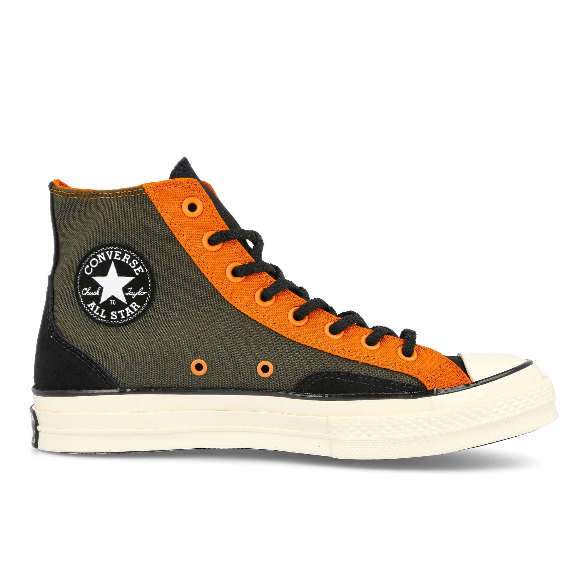 Converse chuck 70 court hi Cargo Khaki-Fire Pit-Egret Sneakers Silhouette | Overkill