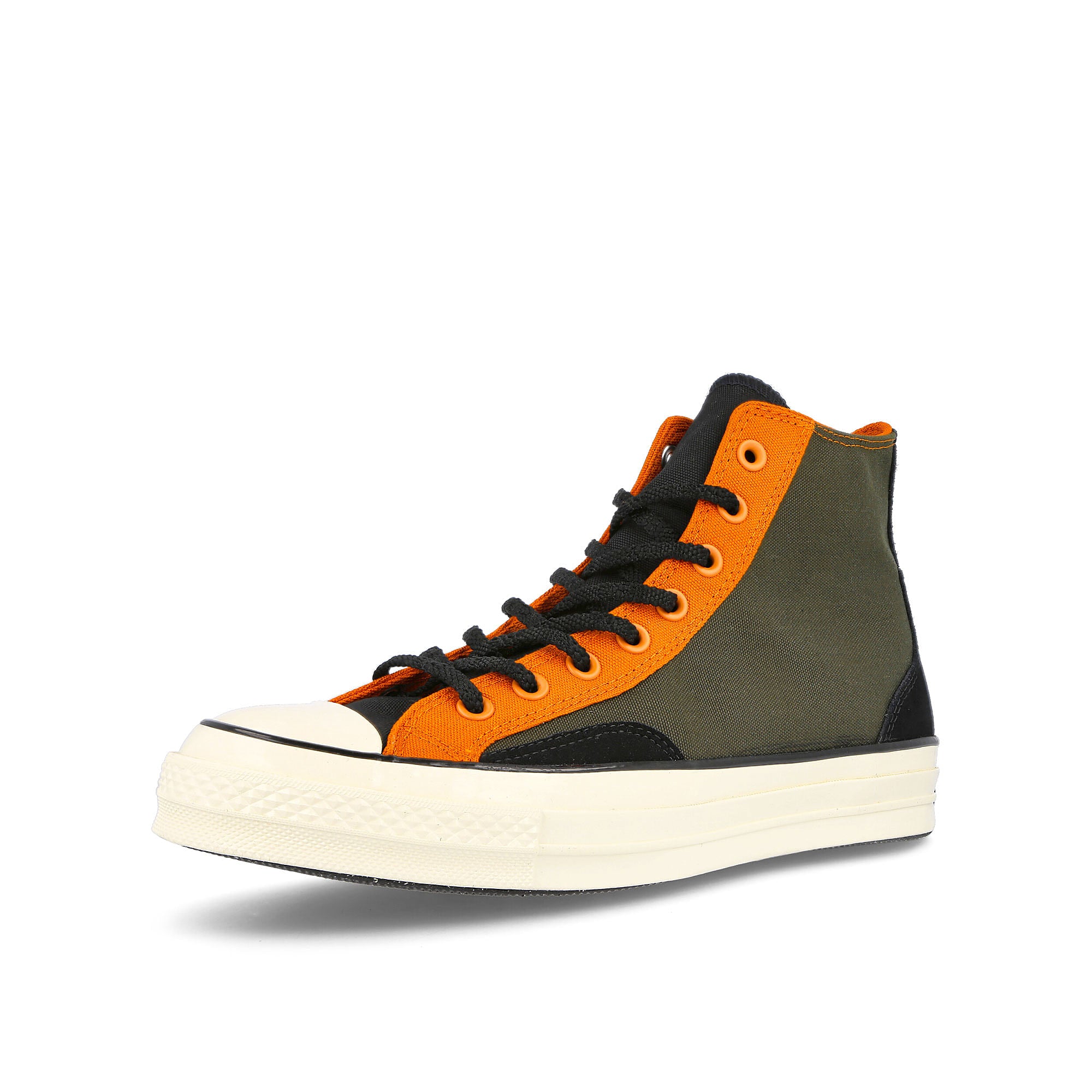 Converse chuck 70 court hi Cargo Khaki-Fire Pit-Egret Sneakers Close Up | Overkill