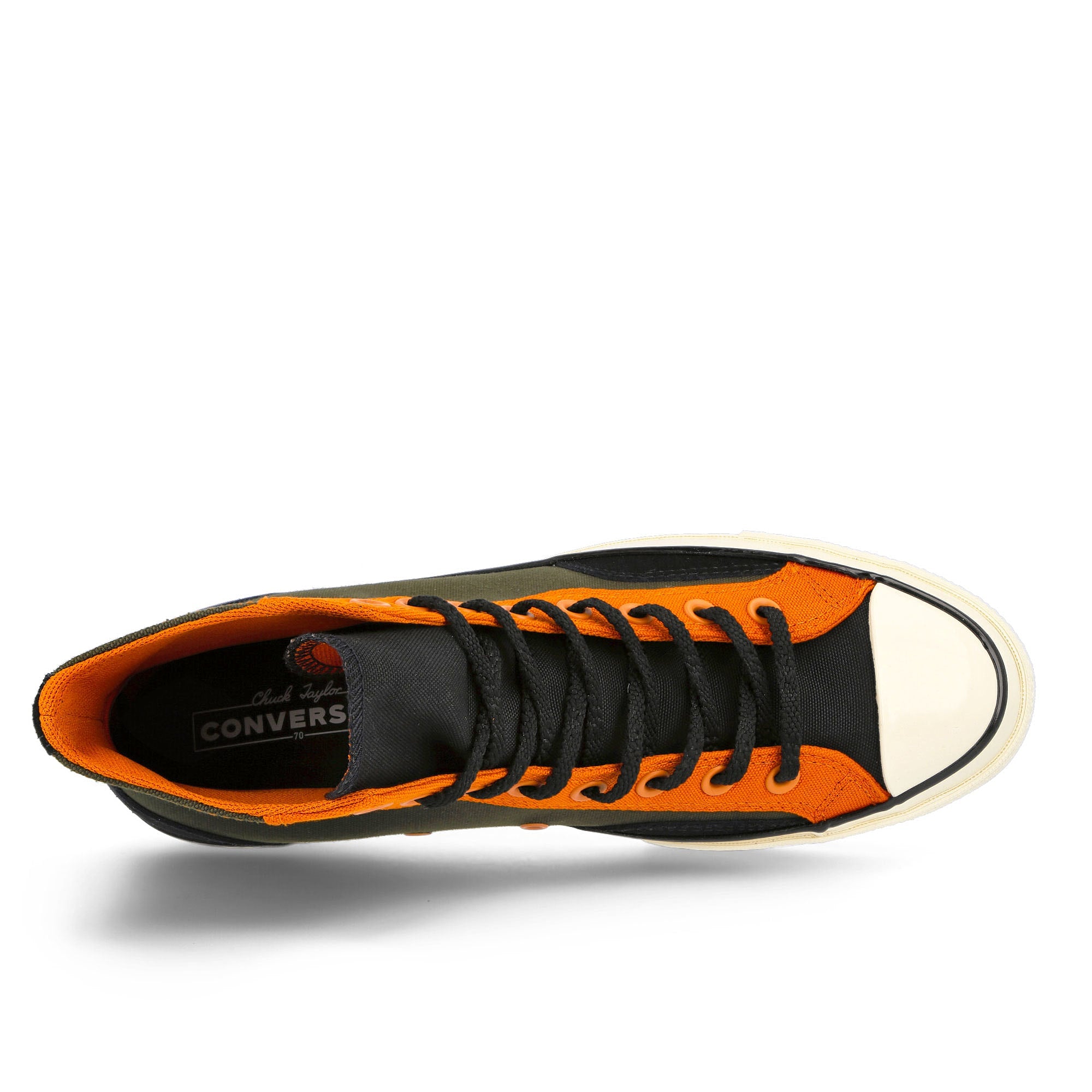 Converse chuck 70 court hi Cargo Khaki-Fire Pit-Egret Sneakers Detailfoto | Overkill