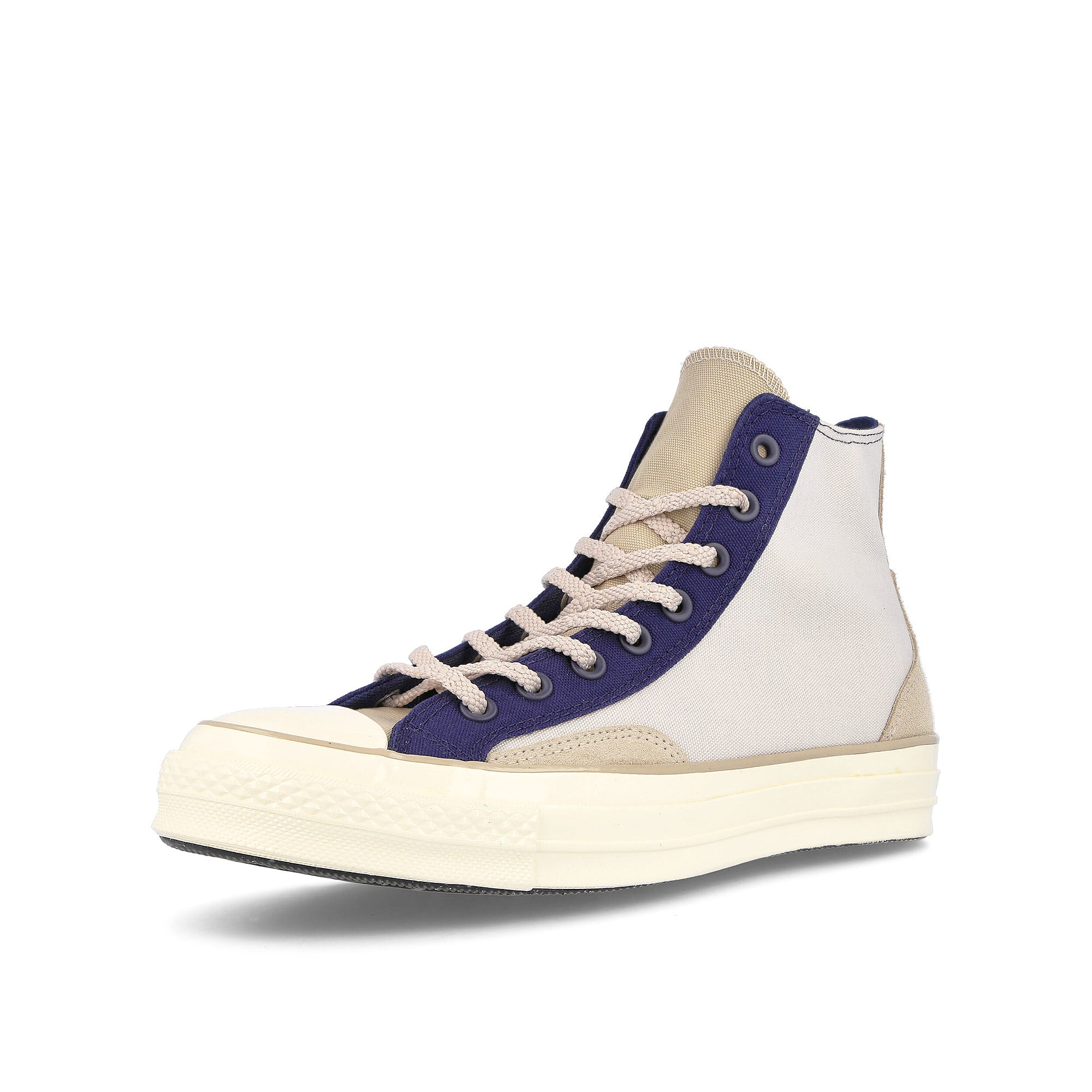 Converse chuck 70 court hi Pale Putty-Midnight Navy-Egret Sneakers Close Up | Overkill
