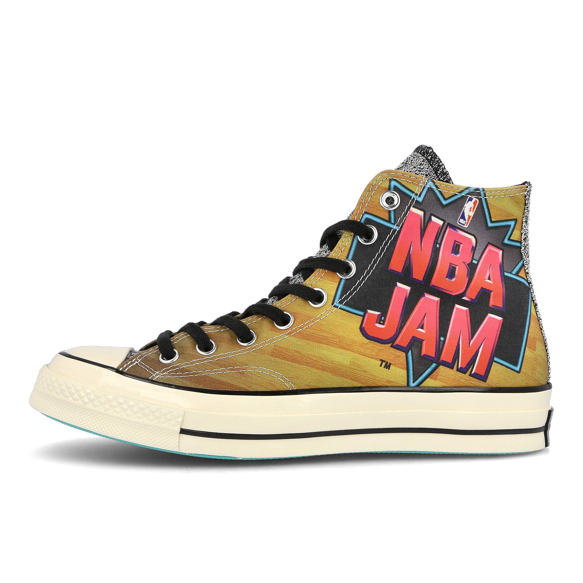 Converse NBA Jam x Converse Chuck 70 Hi Brown-Solar Red-Electric Aqua Sneakers 171692C | Overkill