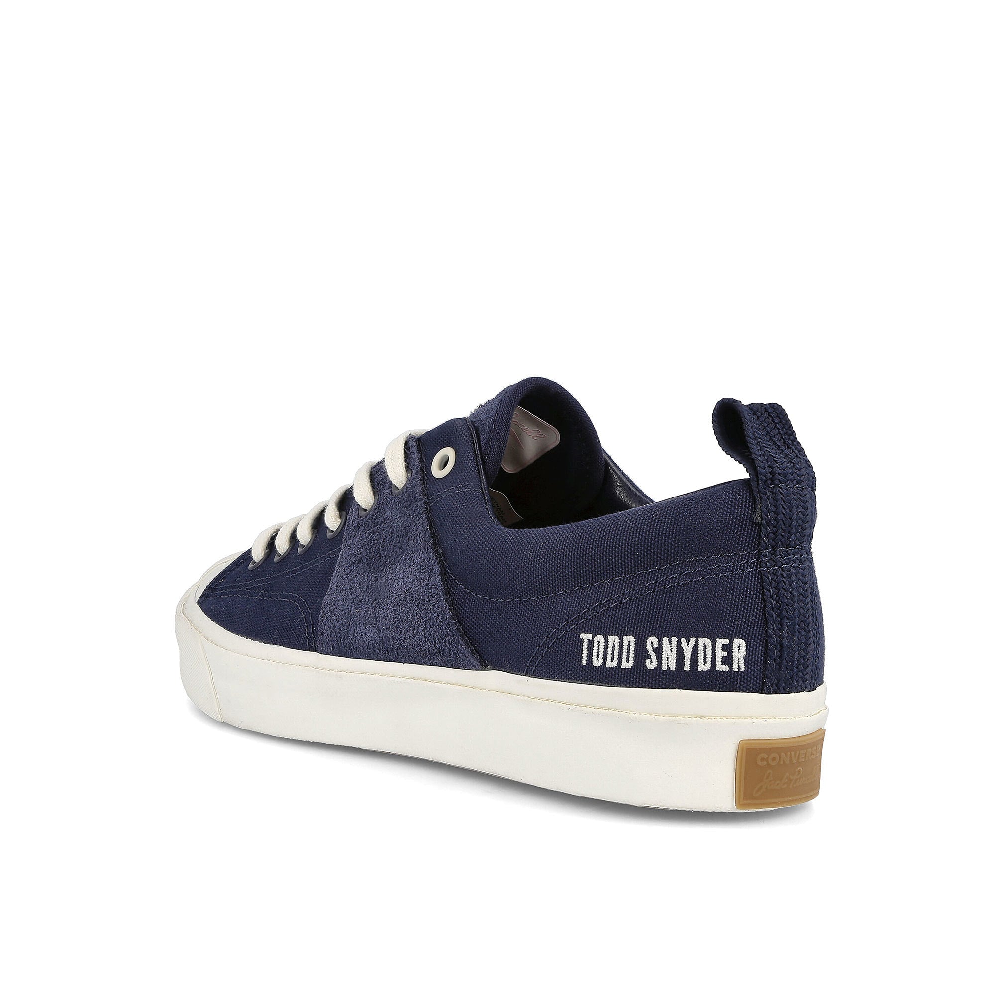 Converse Todd Snyder x Converse Jack Purcell OX Obsidian / Obsidian / Egret Close-up | Overkill