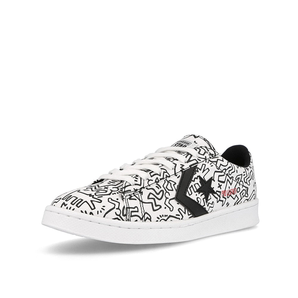 Converse Keith Haring x Converse Pro Leather OX White / Black / Red Detailfoto | Overkill