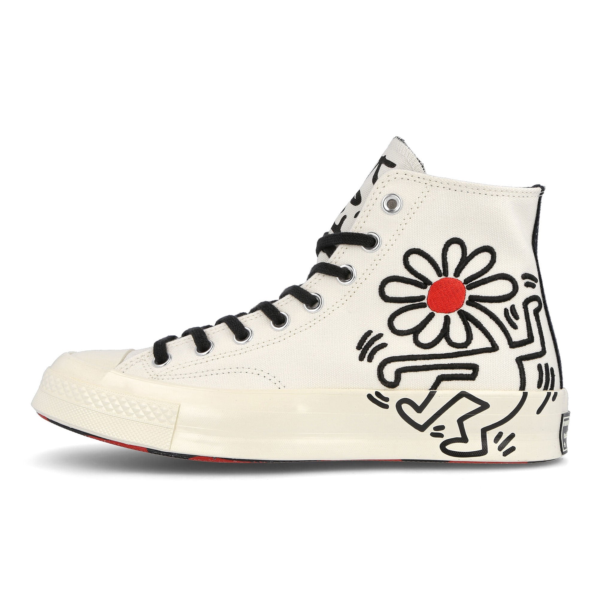 Converse Keith Haring x Converse Chuck 70 Hi Egret-Black-Red Sneakers 171858C | Overkill