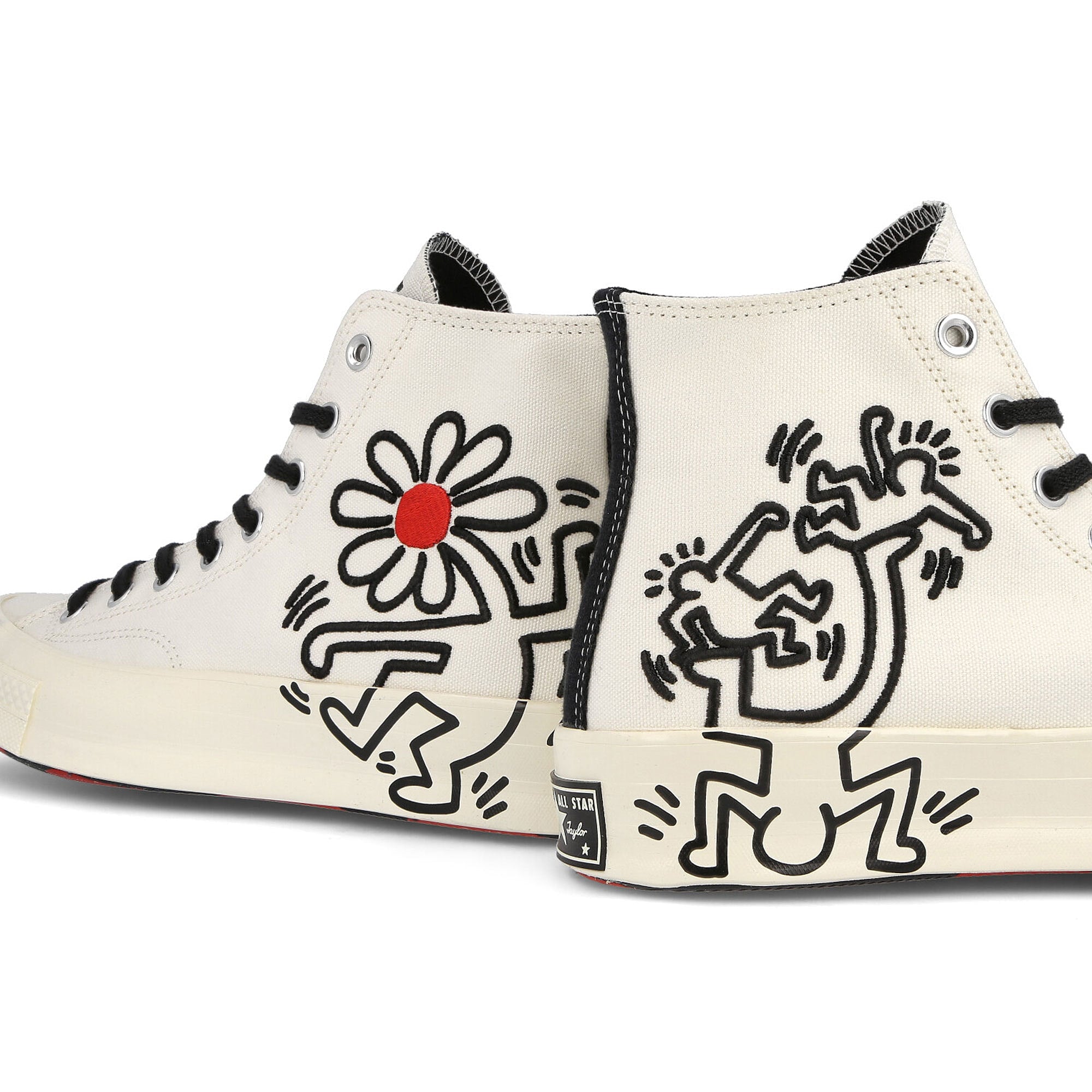 Converse Keith Haring x Converse Chuck 70 Hi Egret-Black-Red Sneakers Detailfoto | Overkill