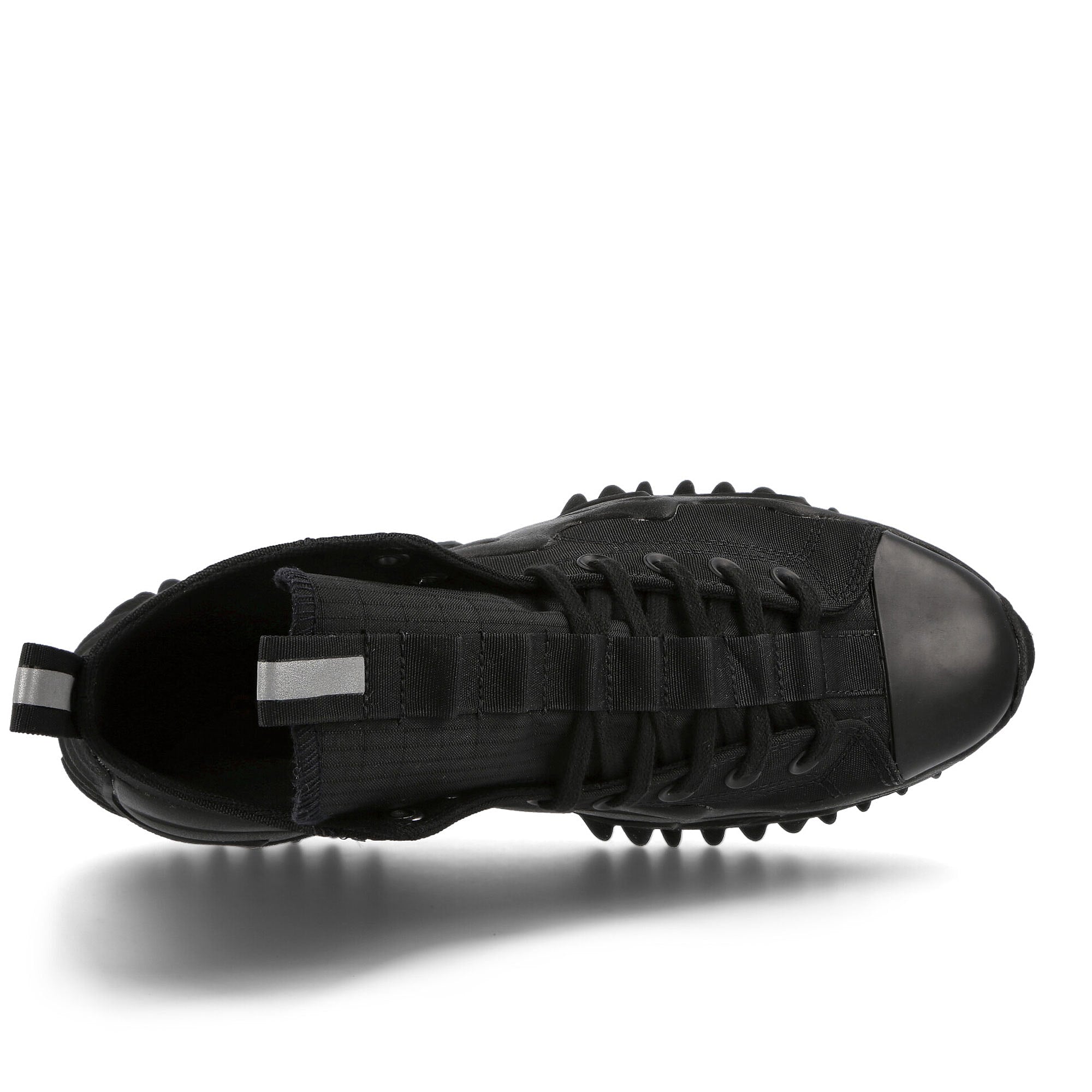 Converse run star motion hi Black-Black-Black Sneakers Detailfoto | Overkill