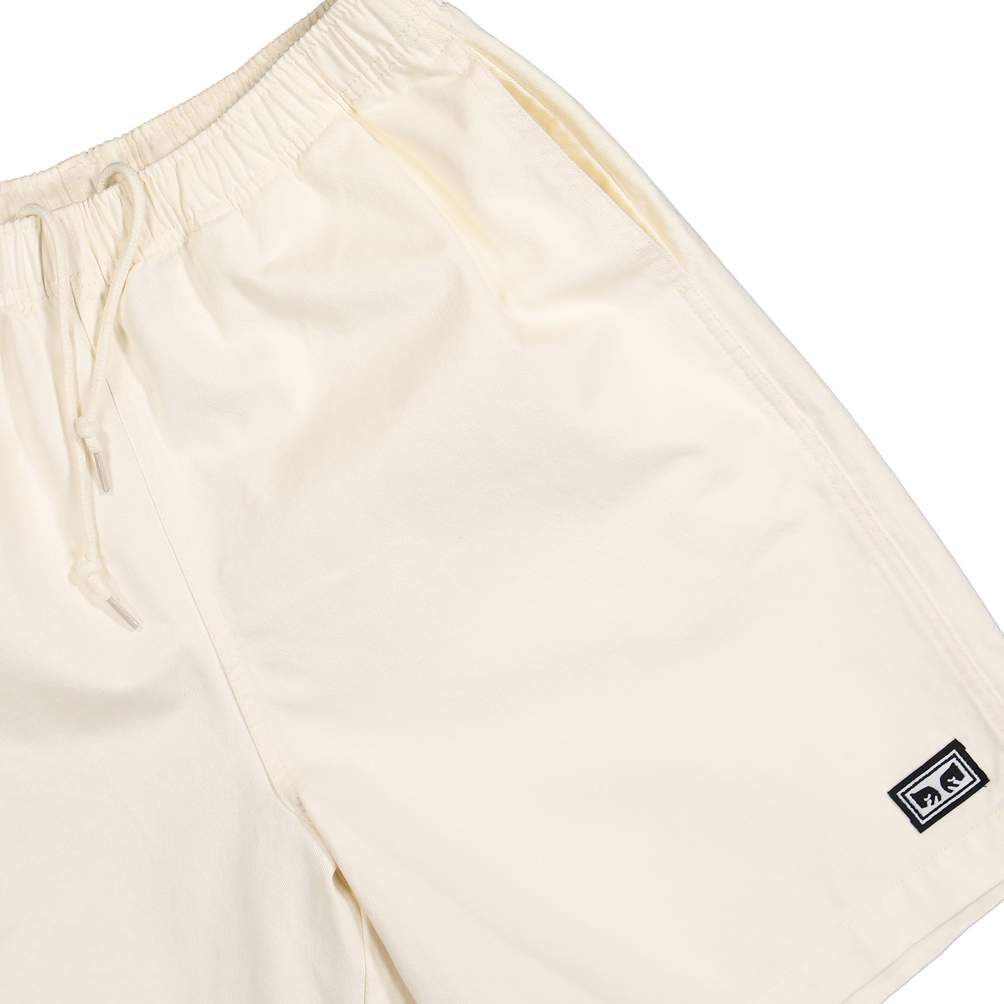 Obey Easy Relaxed Twill Short Unbleached Shorts Detail view 2 | Overkill