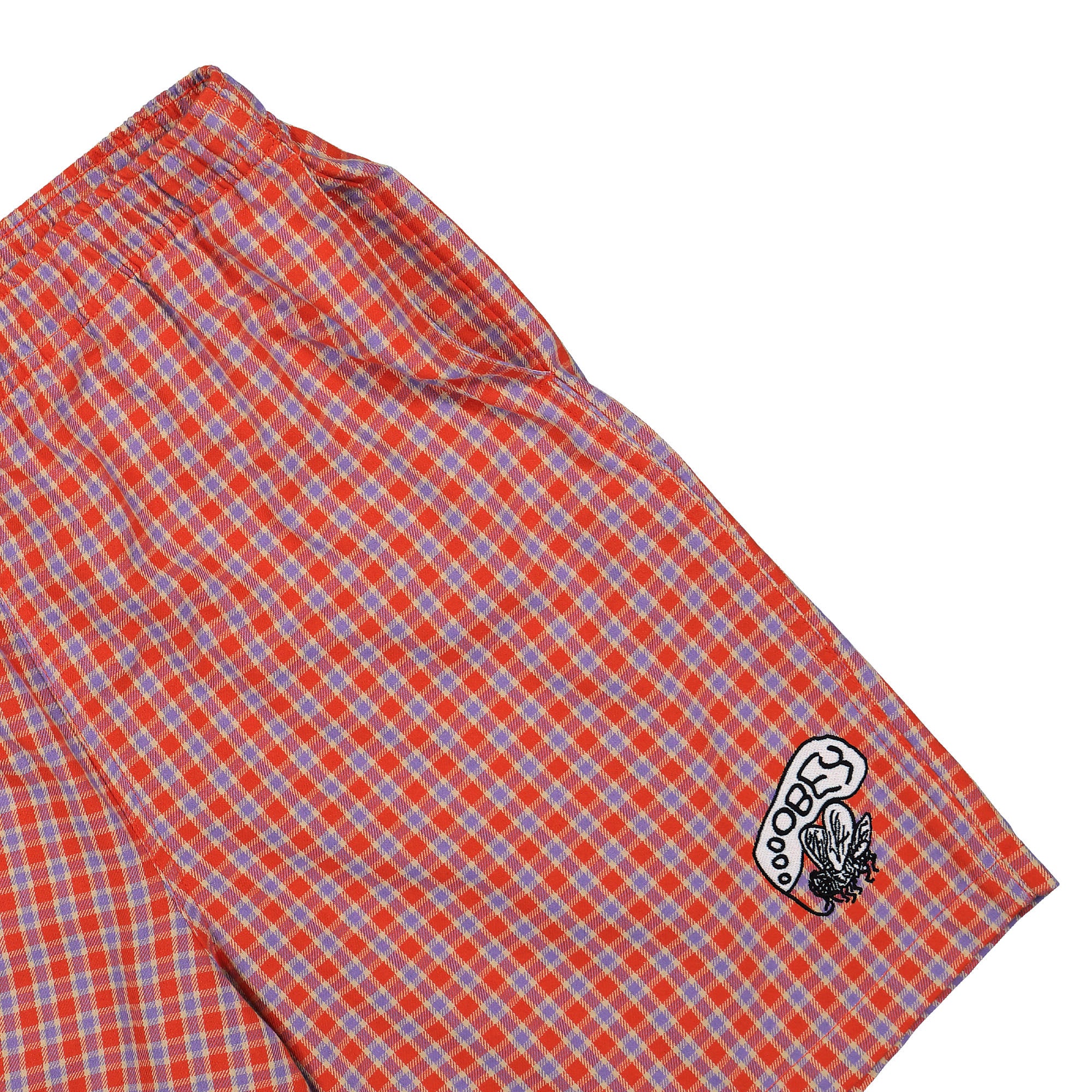 Obey Easy Reason Plaid Short Rooibos Multi Shorts Detailfoto | Overkill
