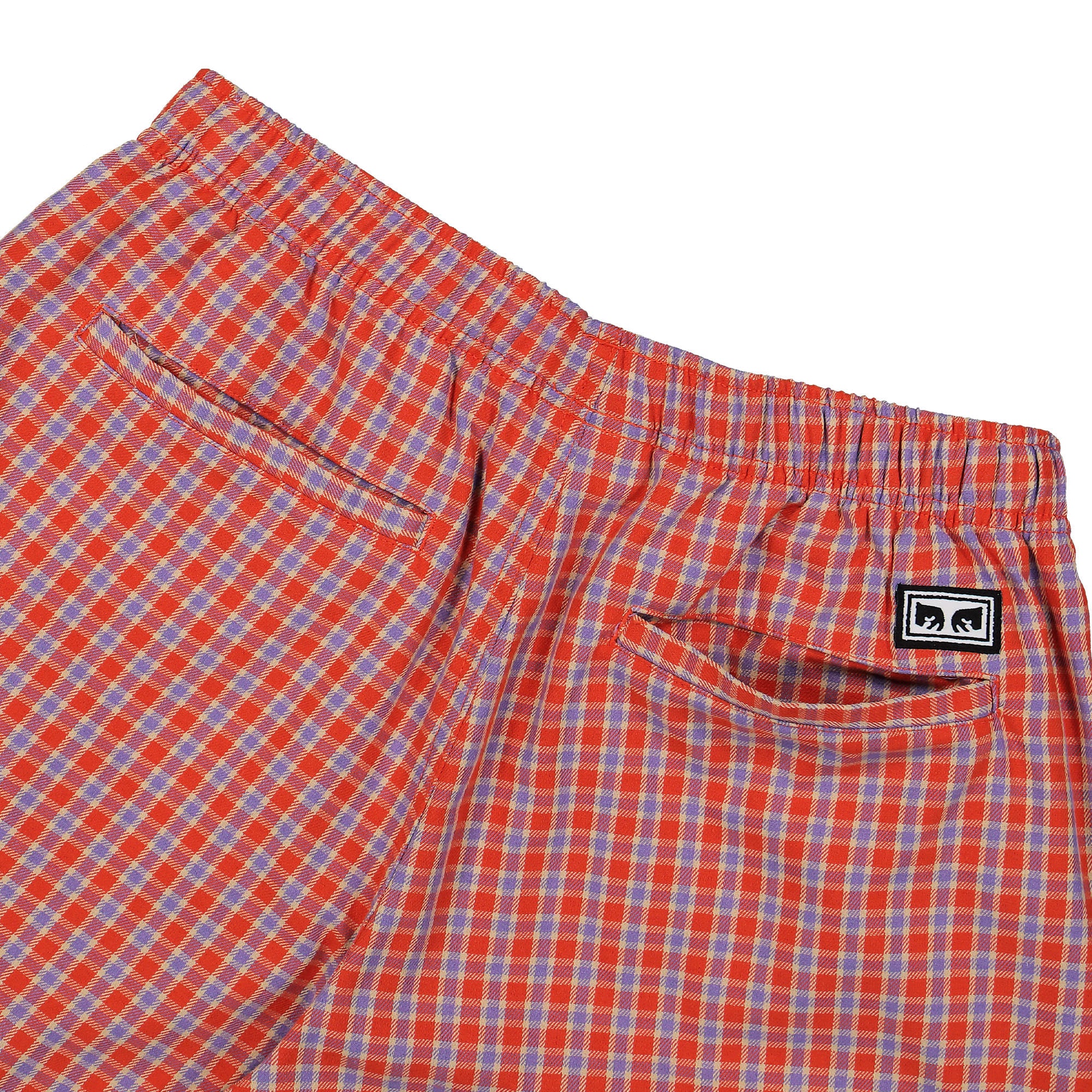 Obey Easy Reason Plaid Short Rooibos Multi Shorts Detail view 1 | Overkill