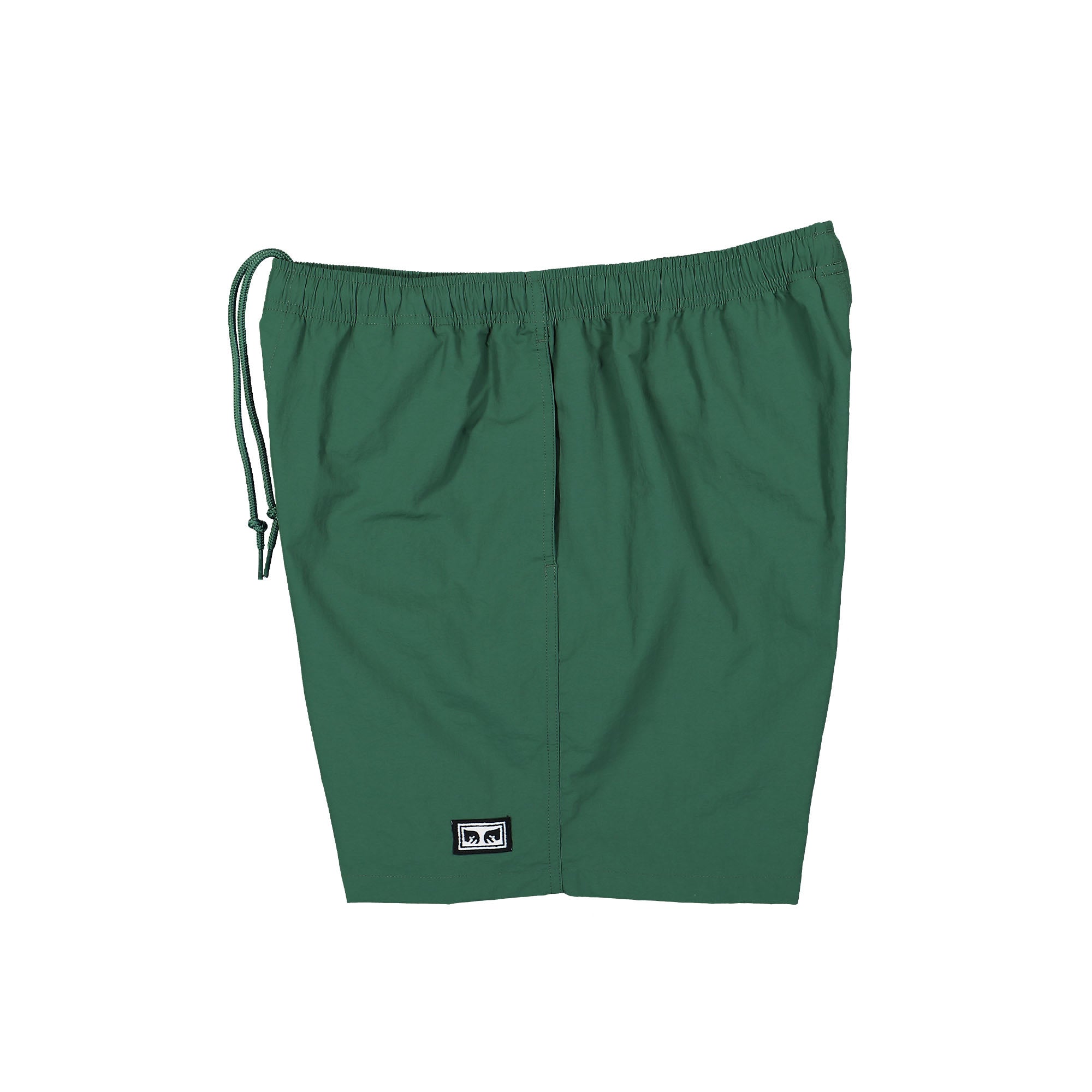Obey Easy Eyes Nylon Short Palm Leaf Shorts Close-up | Overkill
