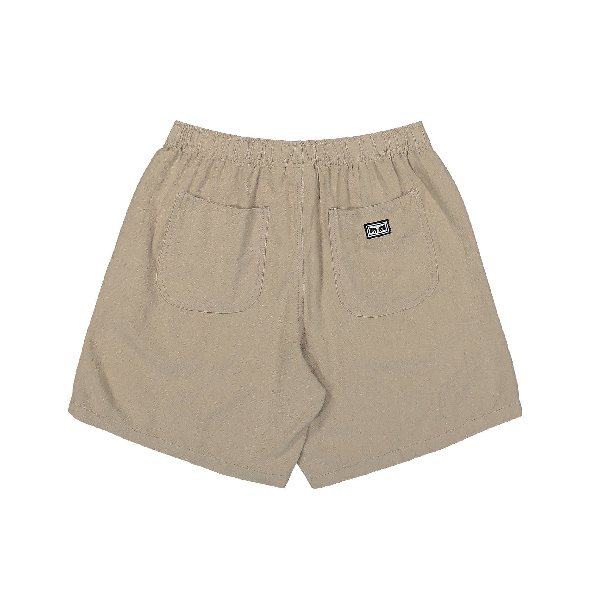 Obey Easy Linen Short Oatmeal Shorts Material | Overkill
