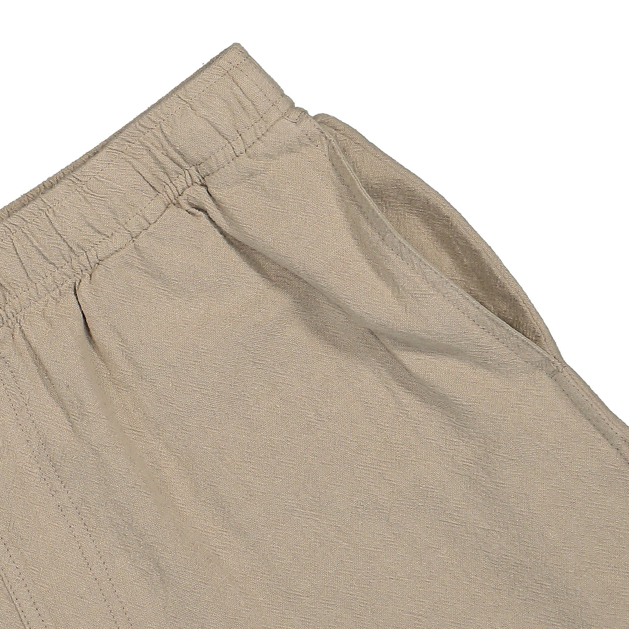 Obey Easy Linen Short Oatmeal Shorts Detailfoto | Overkill