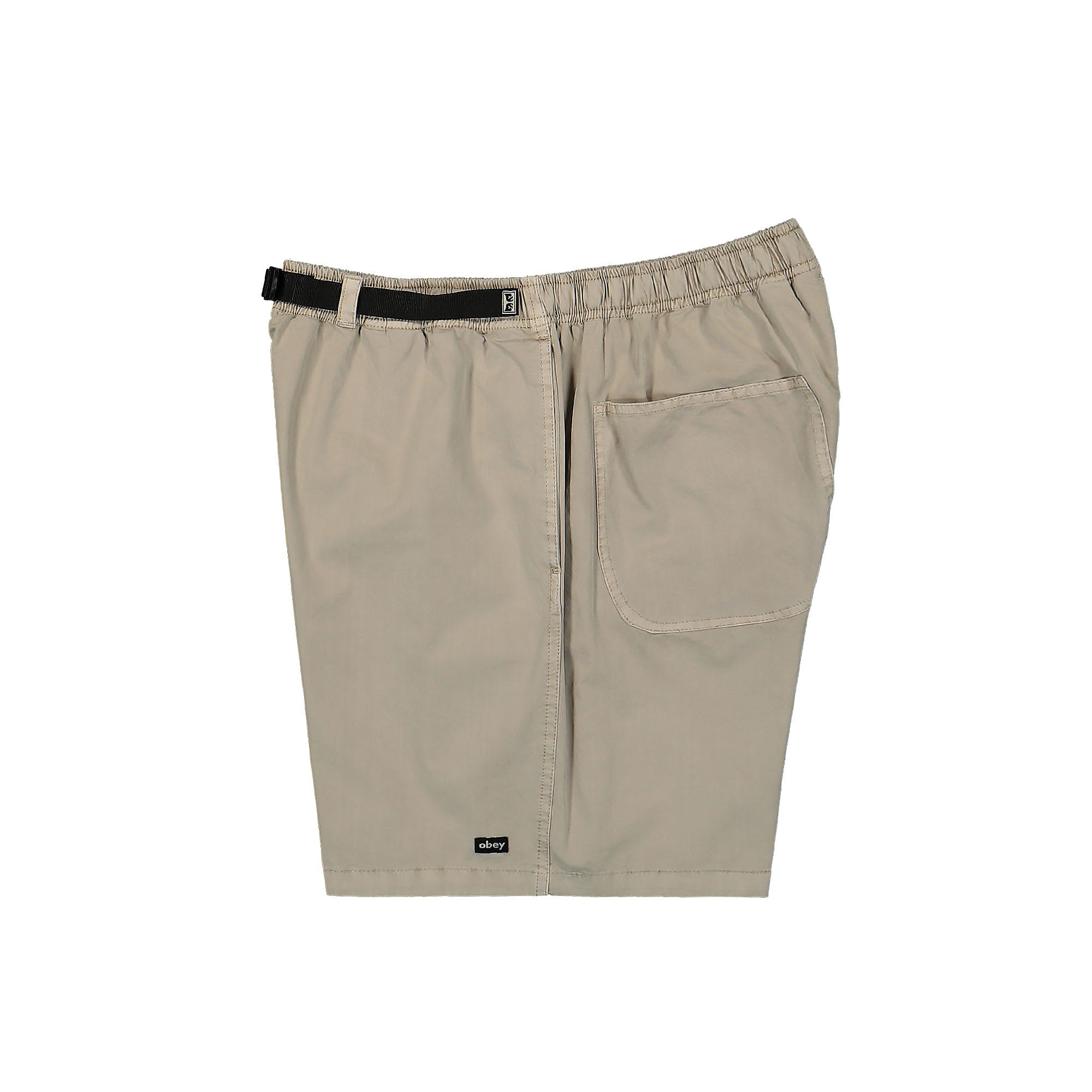 Obey Easy Pigment Trail Short Pigment Silver Grey Shorts Close-up | Overkill