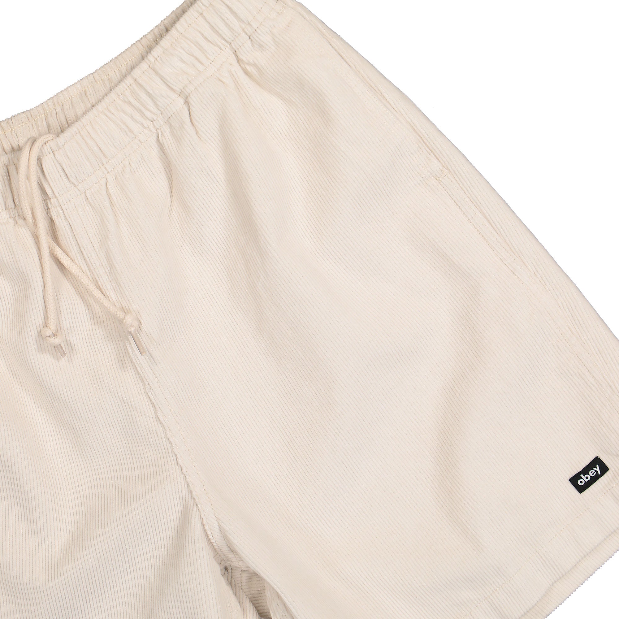Obey Easy Pulp Corduroy Short Birch Faded Wash Shorts Detailfoto | Overkill