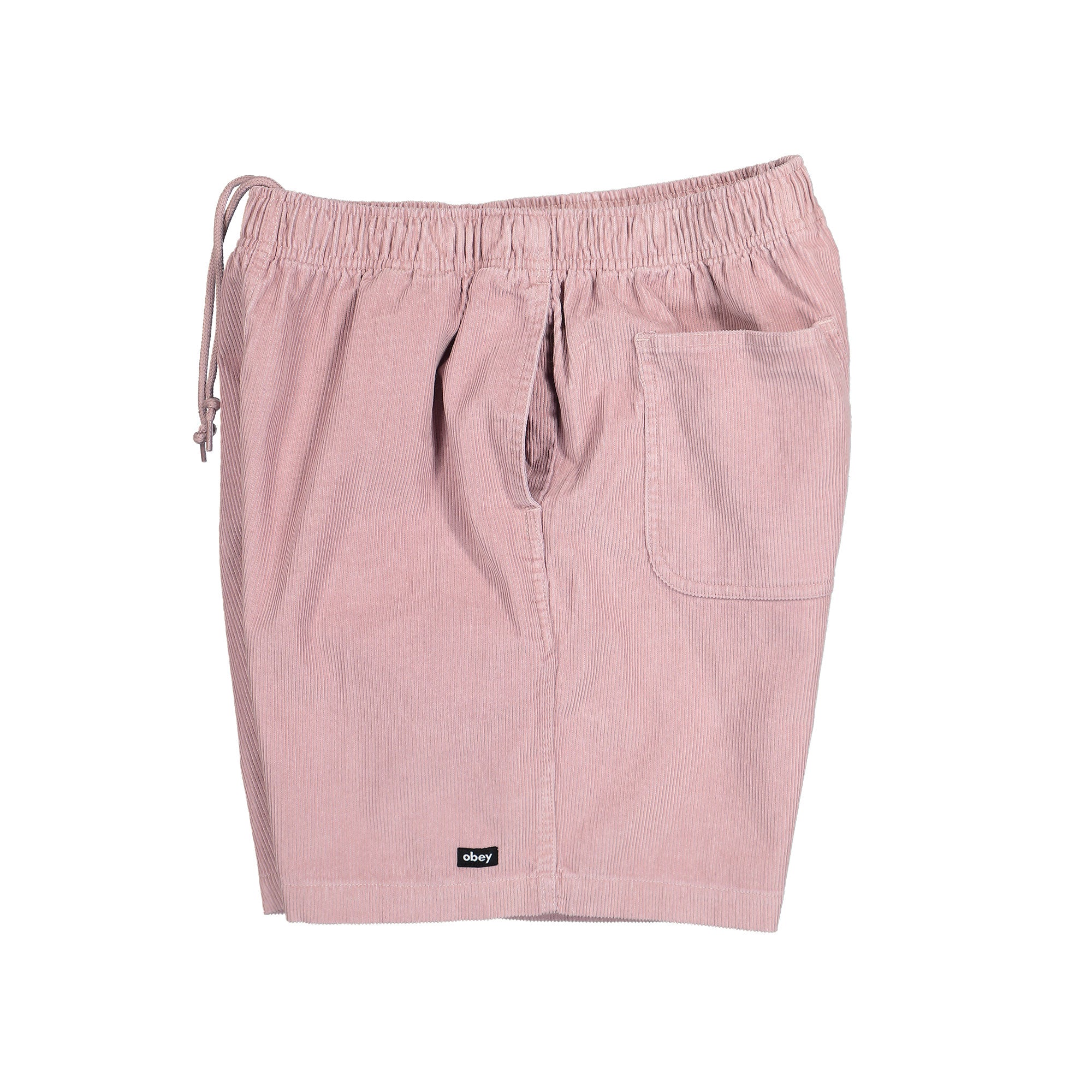 Obey Easy Pulp Corduroy Short Mauve Faded Wash Shorts Detail view 1 | Overkill