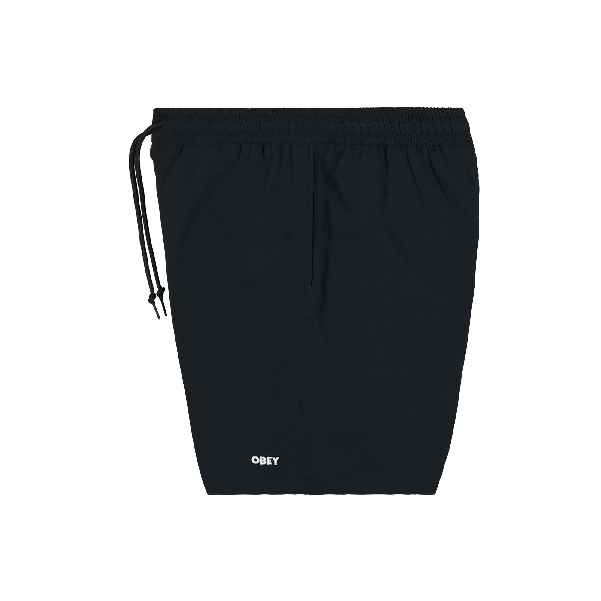 Obey Easy Water Short Black Swimwear Close-up | Overkill