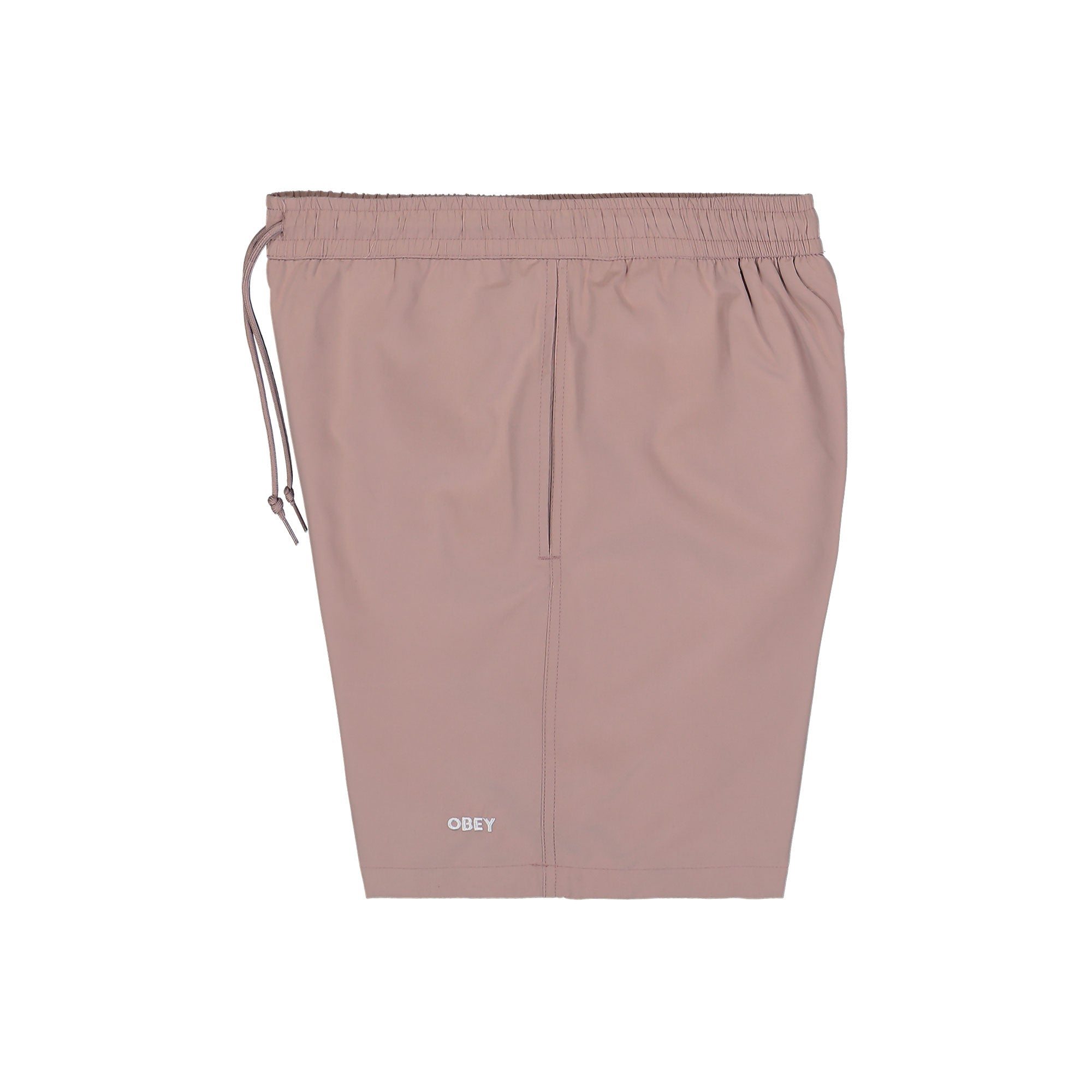 Obey Easy Water Short Mauve Swimwear Close-up | Overkill