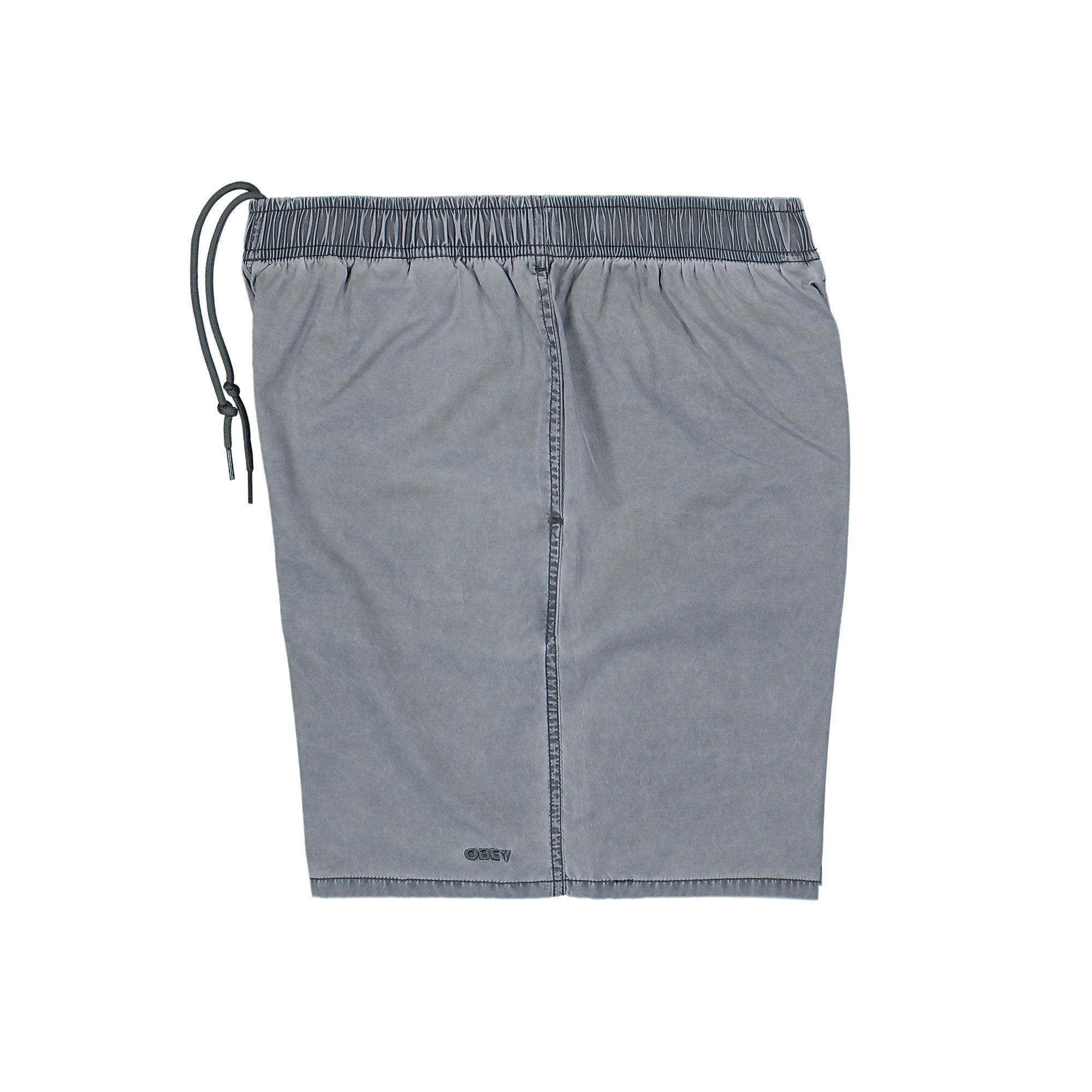 Obey Easy Pigment Short Pigment Black Shorts Close-up | Overkill