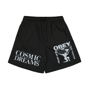Obey Easy Cosmic Dreams Mesh Short Black Shorts 172120126 / Black | Overkill
