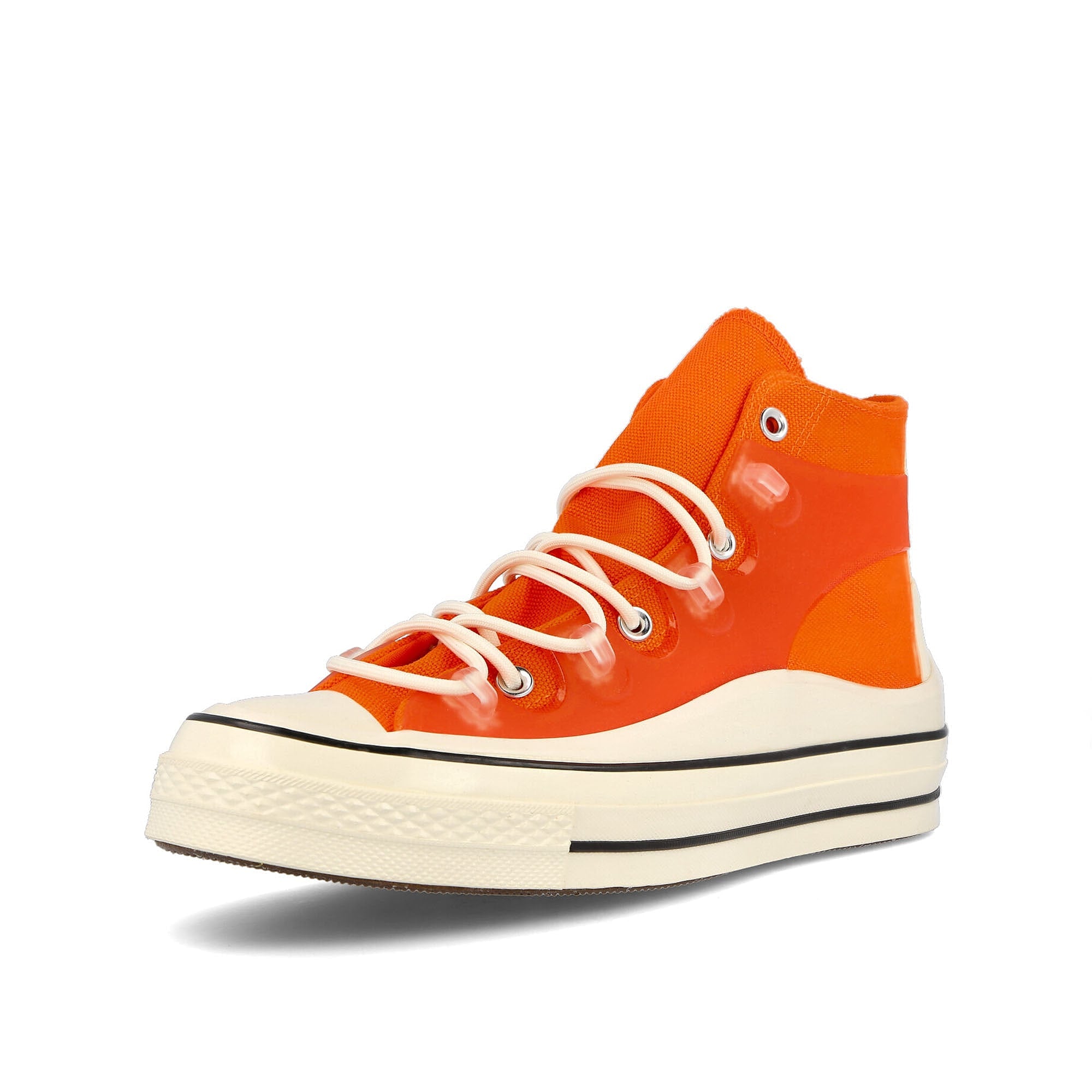 Converse chuck 70 utility hi Bold Mandarin-Egret-Black Sneakers Close Up | Overkill