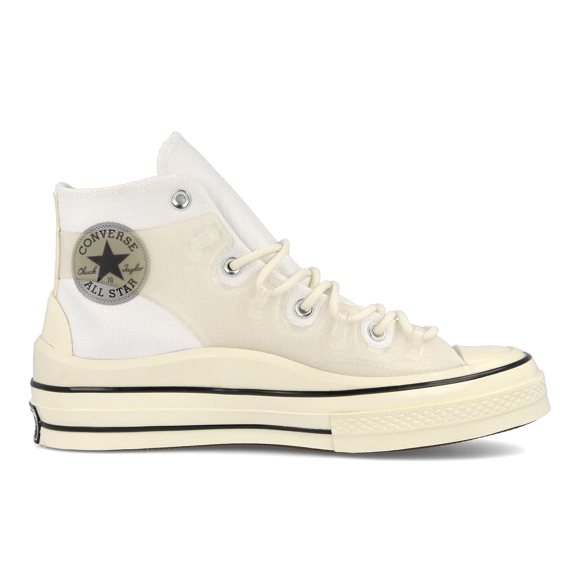 Converse chuck 70 utility hi White-Egret-Black Sneakers Silhouette | Overkill