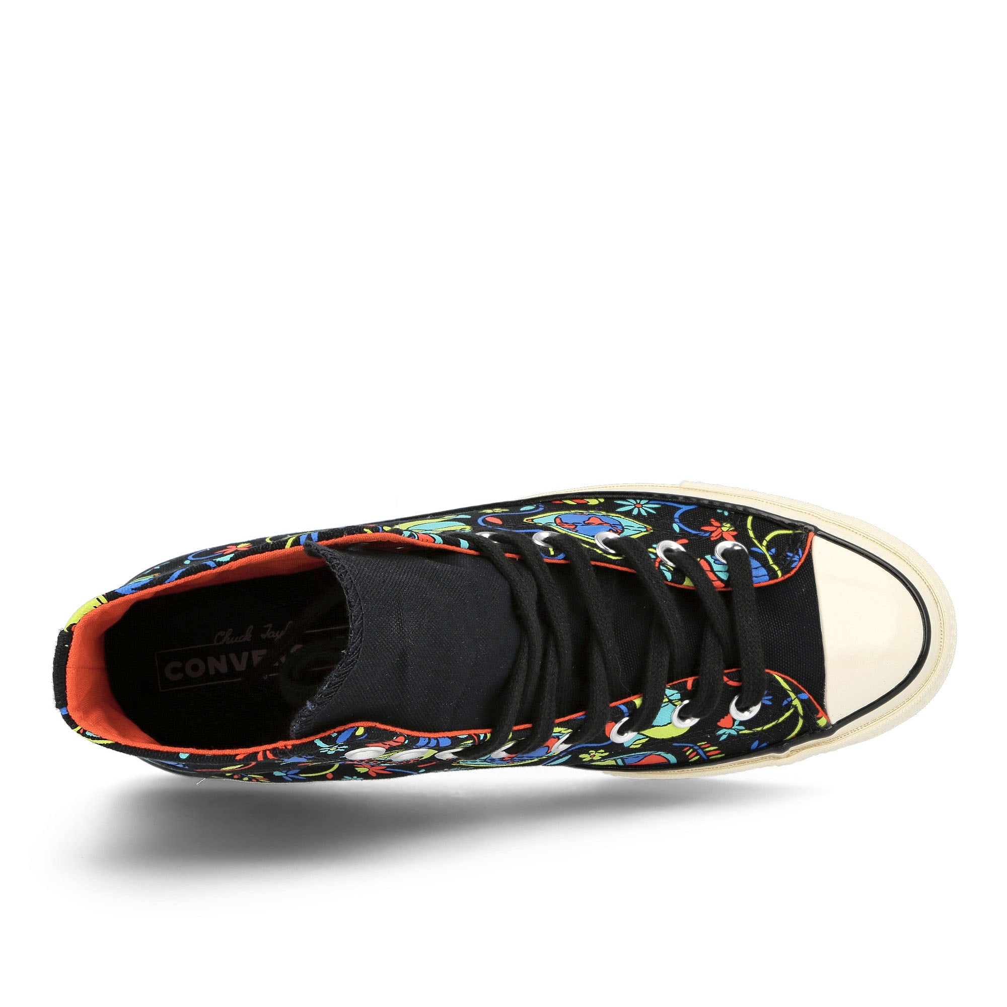 Converse chuck 70 hi Black-Poppy Glow-Lime Twist Sneakers Detail View 1 | Overkill