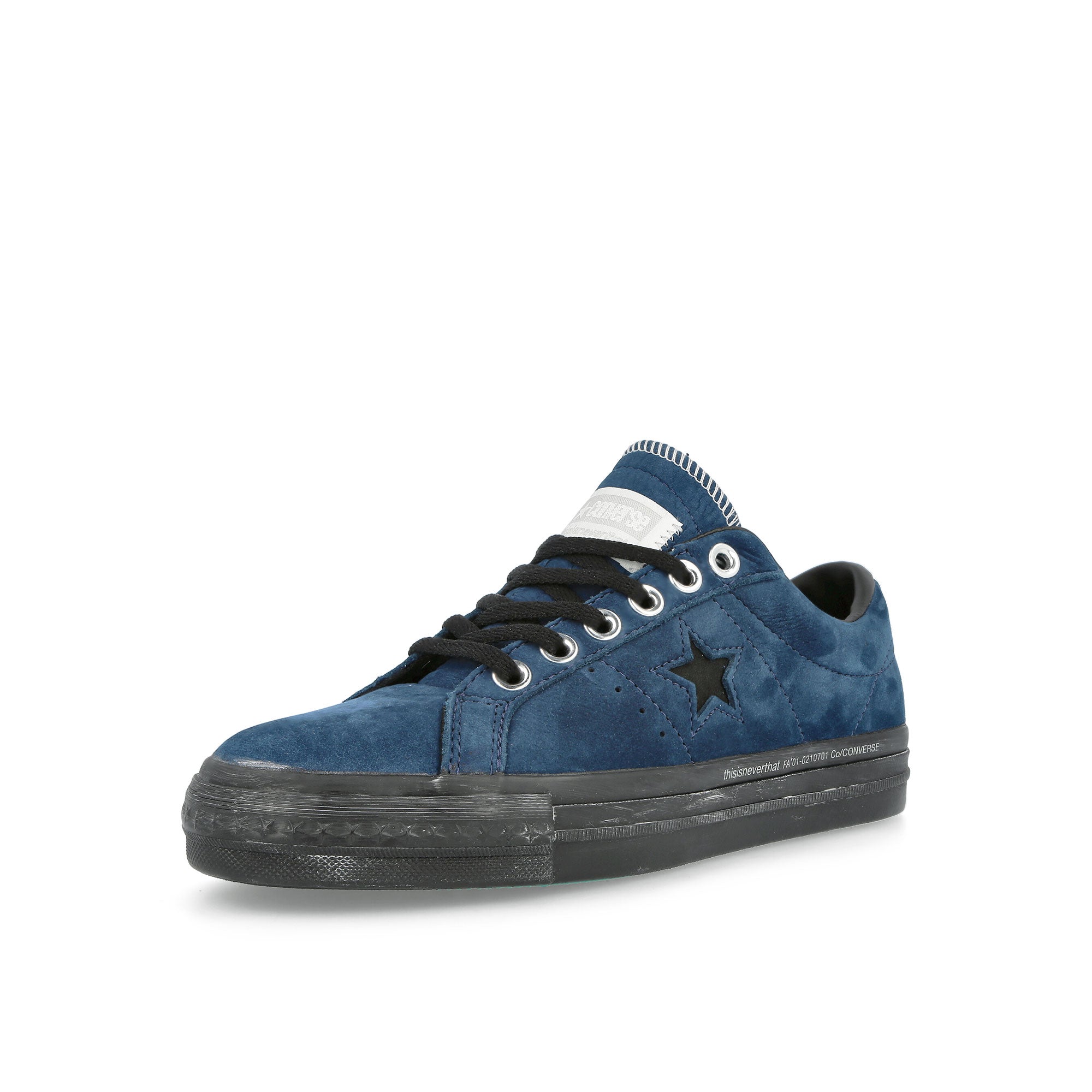 Converse thisisneverthat x Converse One Star Ox Poseidon / Black / Poseidon Detailfoto | Overkill