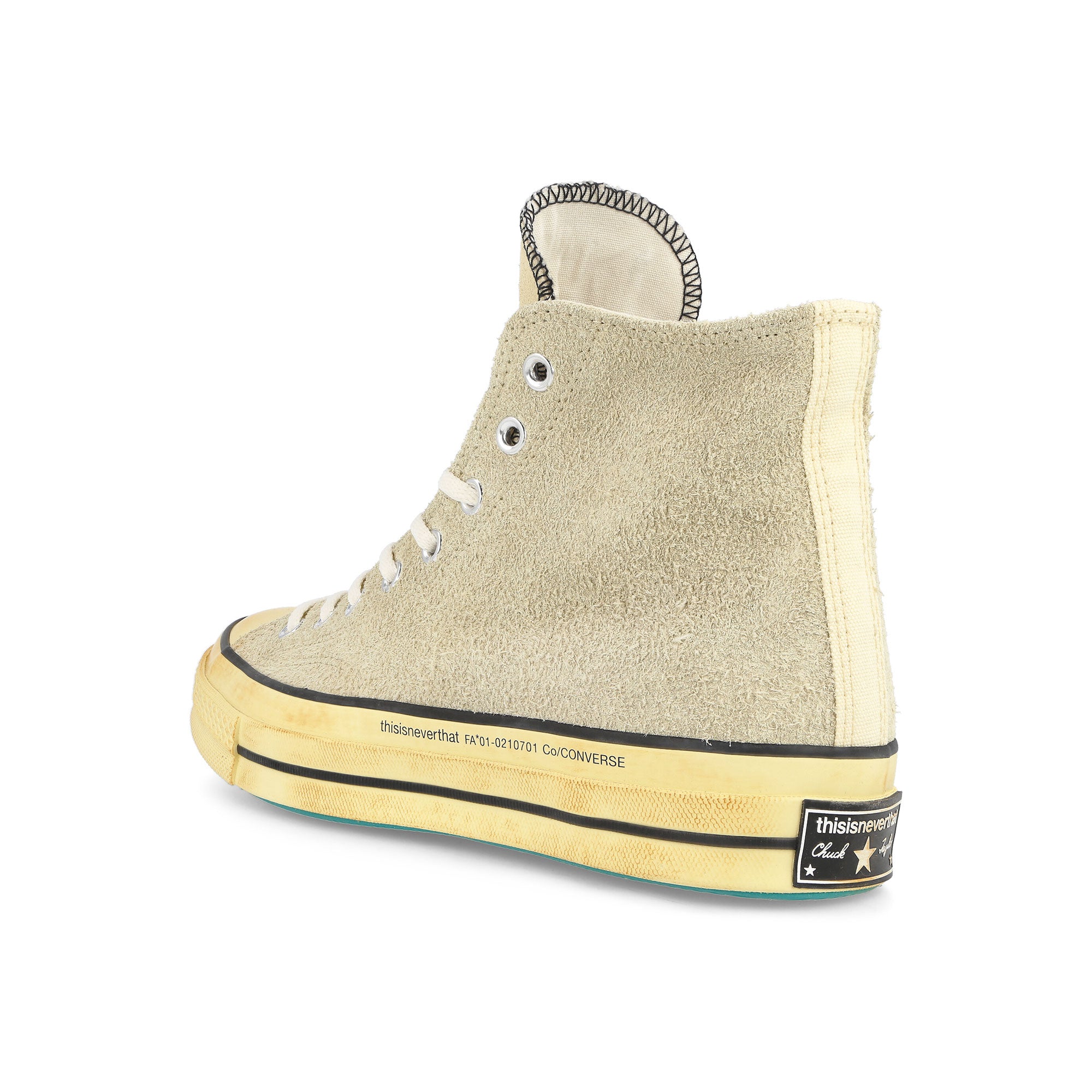 Converse thisisneverthat x Converse Chuck 70 Hi Lemon Icing / Pastel Yellow Close-up | Overkill