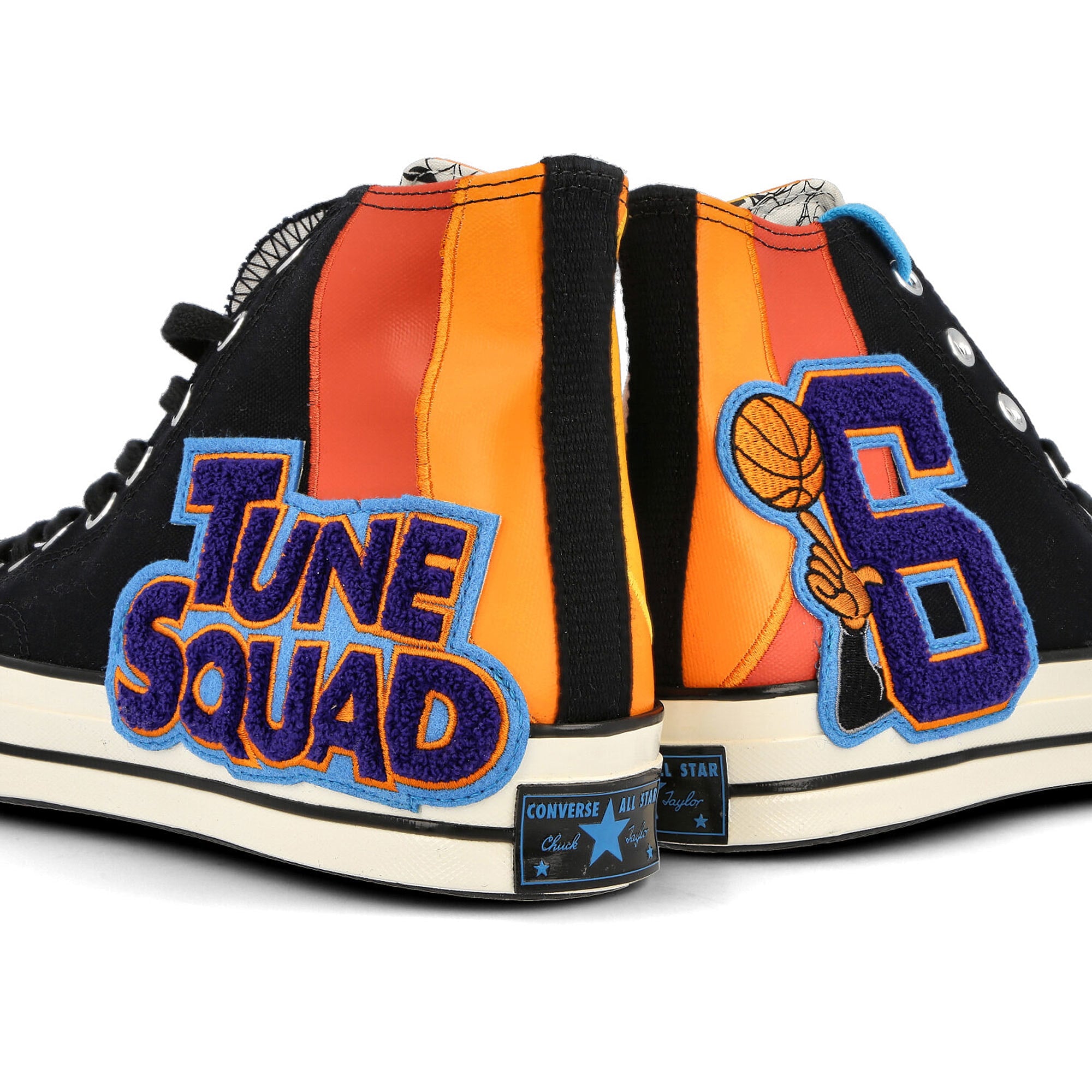 Converse Space Jam x Converse Chuck 70 Hi Black / Mantra Orange / Multi Detail view 1 | Overkill