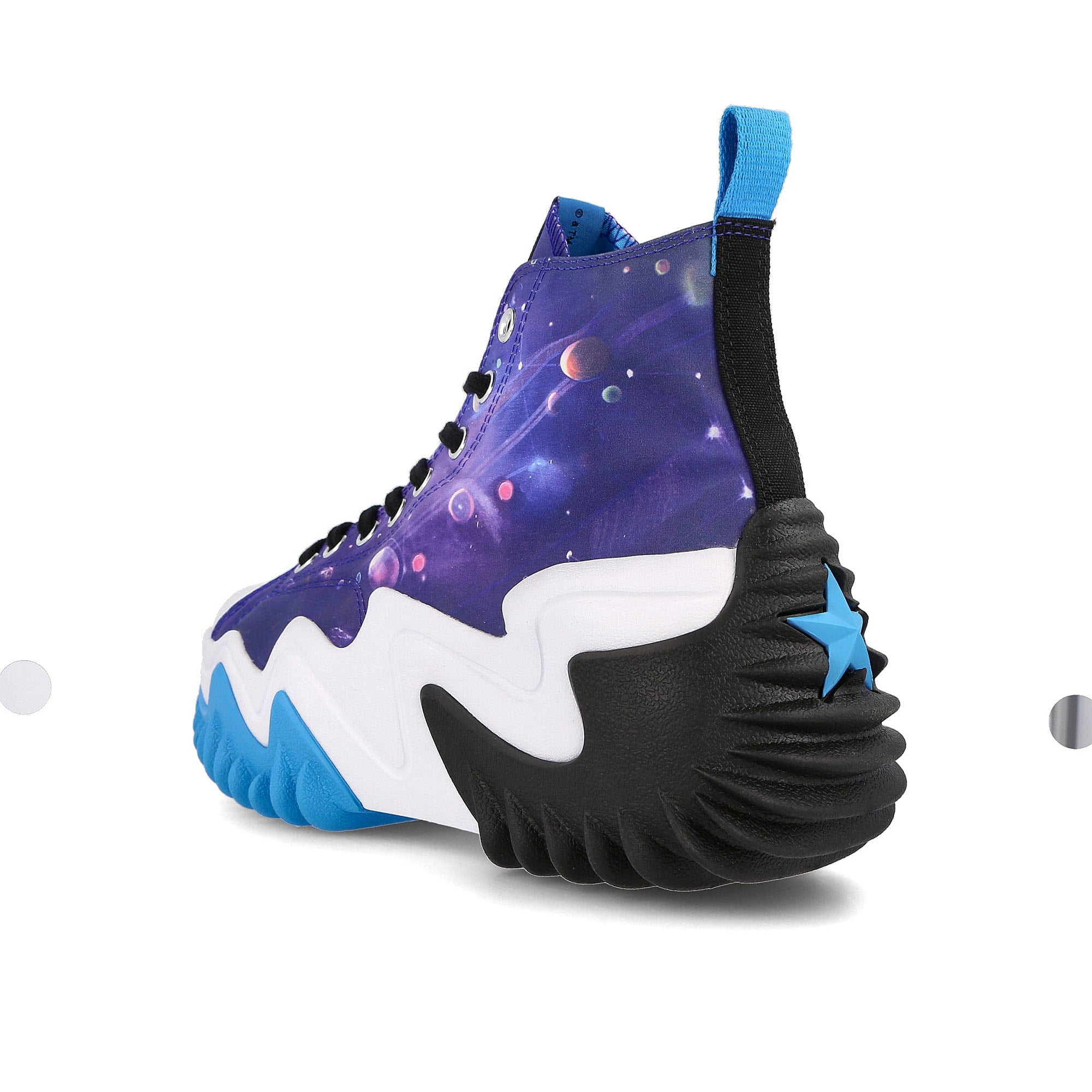 Converse Space Jam x Converse Run Star Motion Hi Concord / White / Black Close-up | Overkill