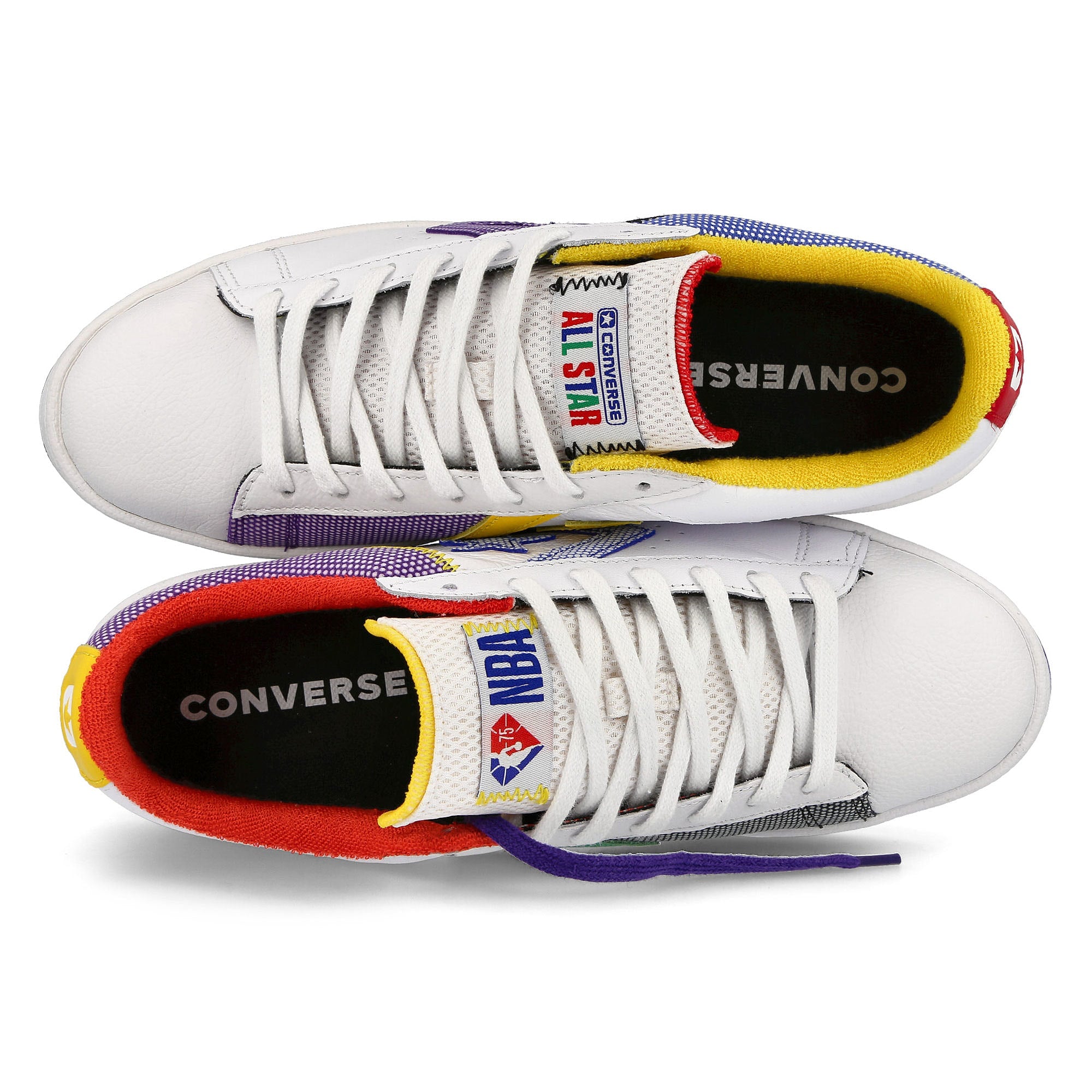 Converse NBA x Converse Pro Leather OX White-Game Royal-Court Purple Sneakers 172889C | Overkill