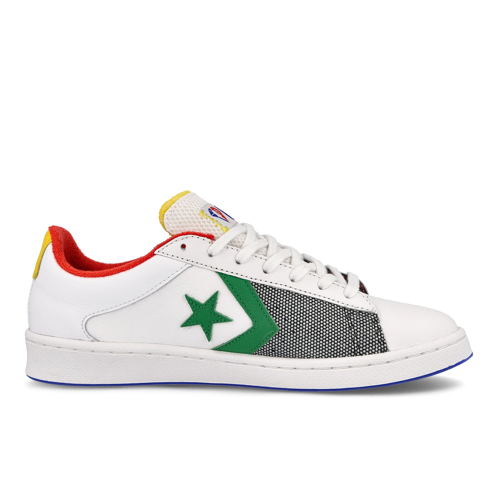 Converse NBA x Converse Pro Leather OX White-Game Royal-Court Purple Sneakers Material | Overkill