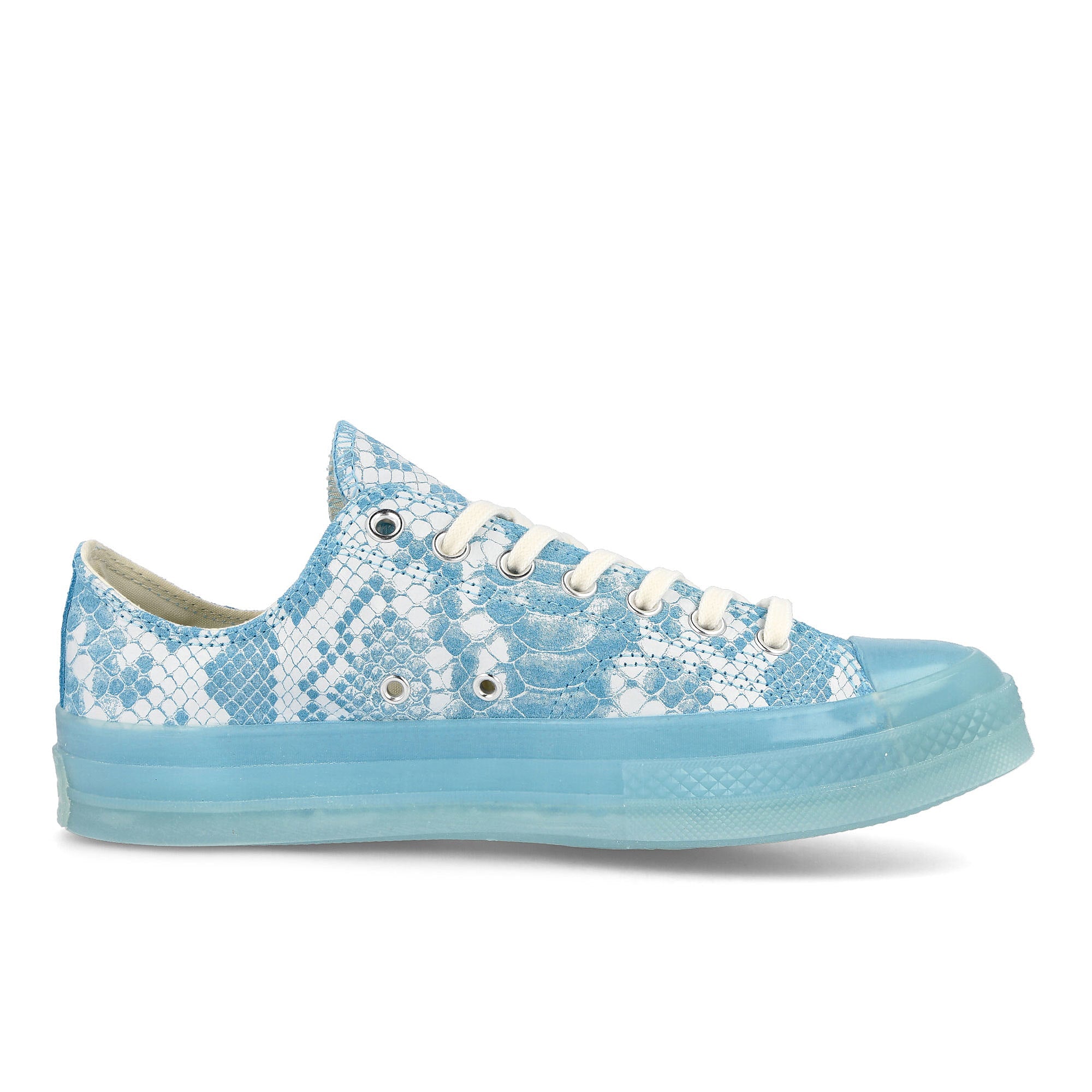 Converse Golf Le Fleur x Converse Chuck 70 OX Vintage White-Blue Topaz-Black Sneakers Silhouette | Overkill